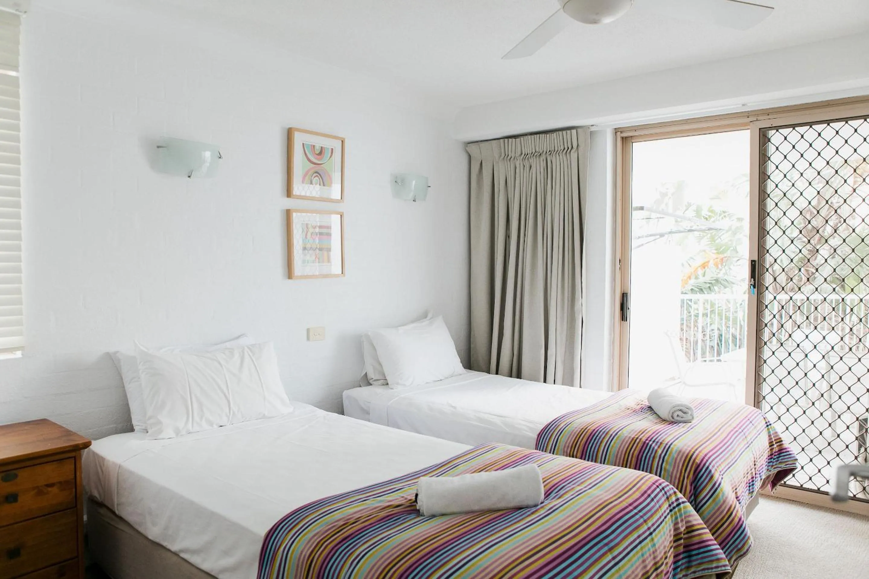 Bed in Osprey Apartments