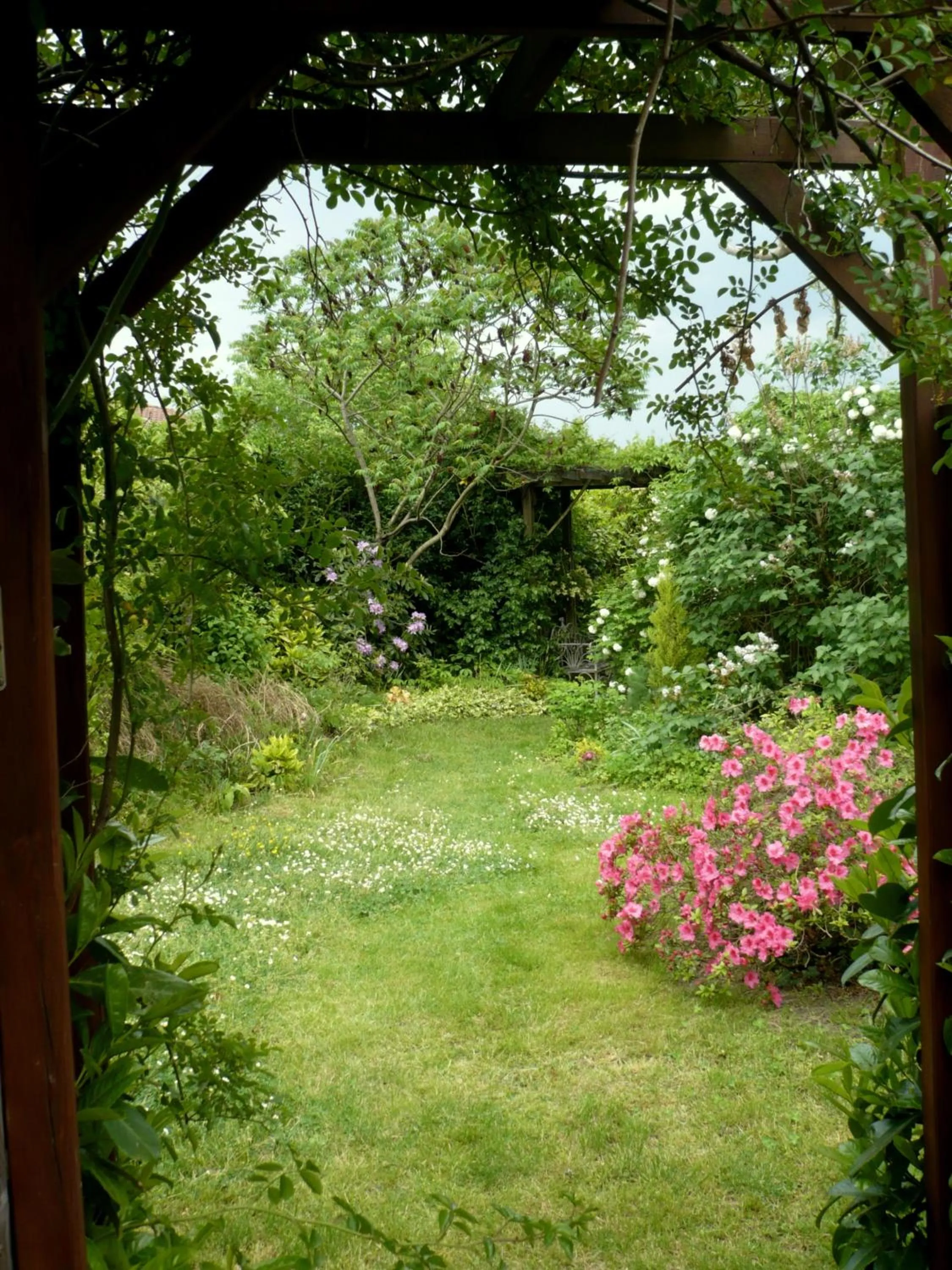 Garden in Chambres "Au Jardin"