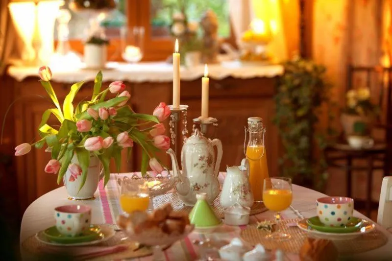 Food in Chambres "Au Jardin"