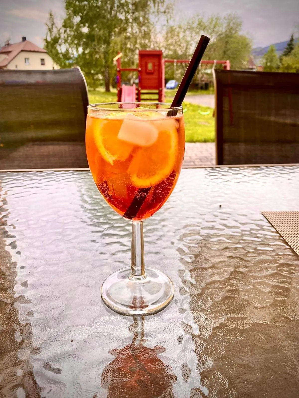 Patio in Hotel Zlatý Chlum