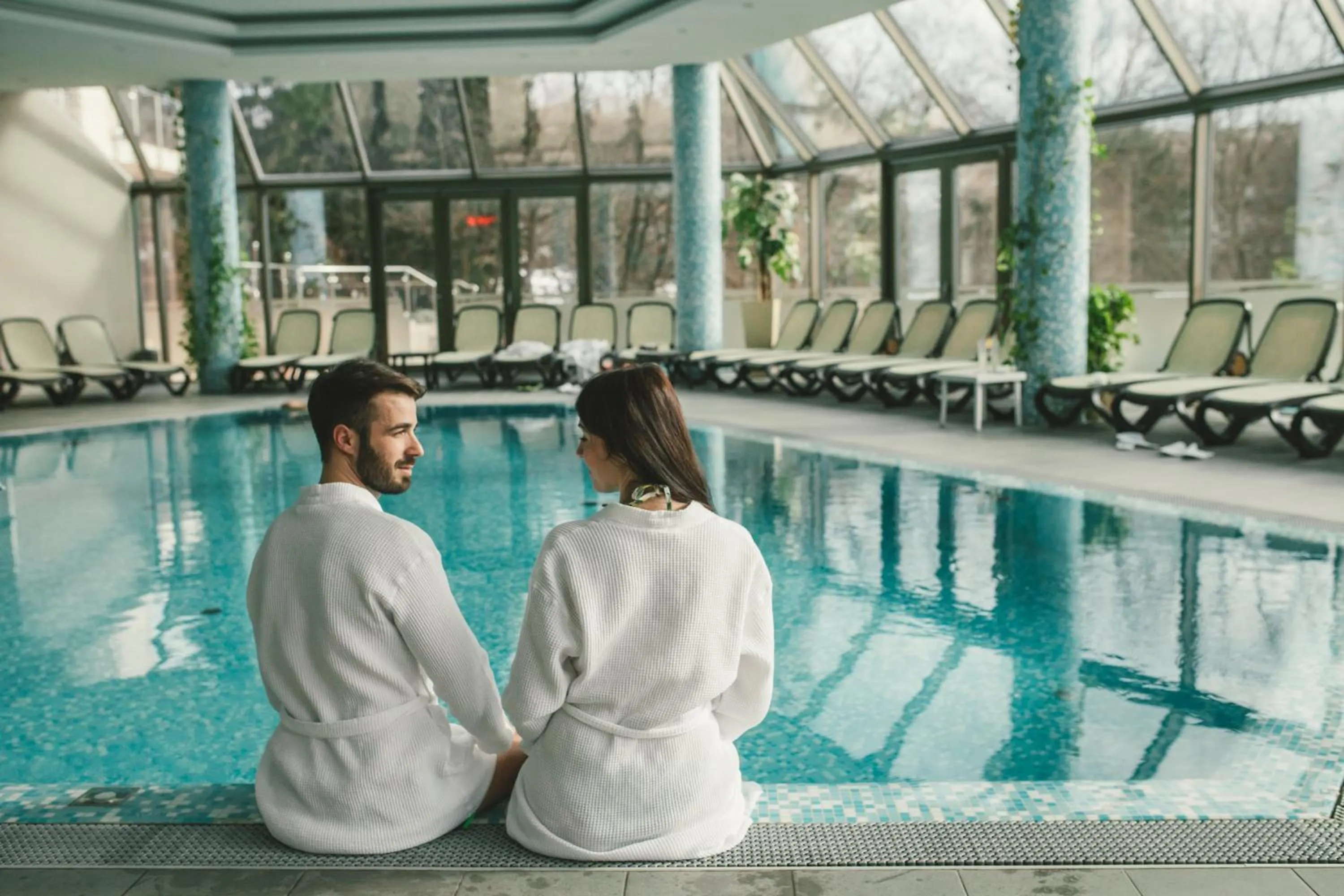 Swimming pool in Hotel Premier Aqua Adults Only - Fruške Terme