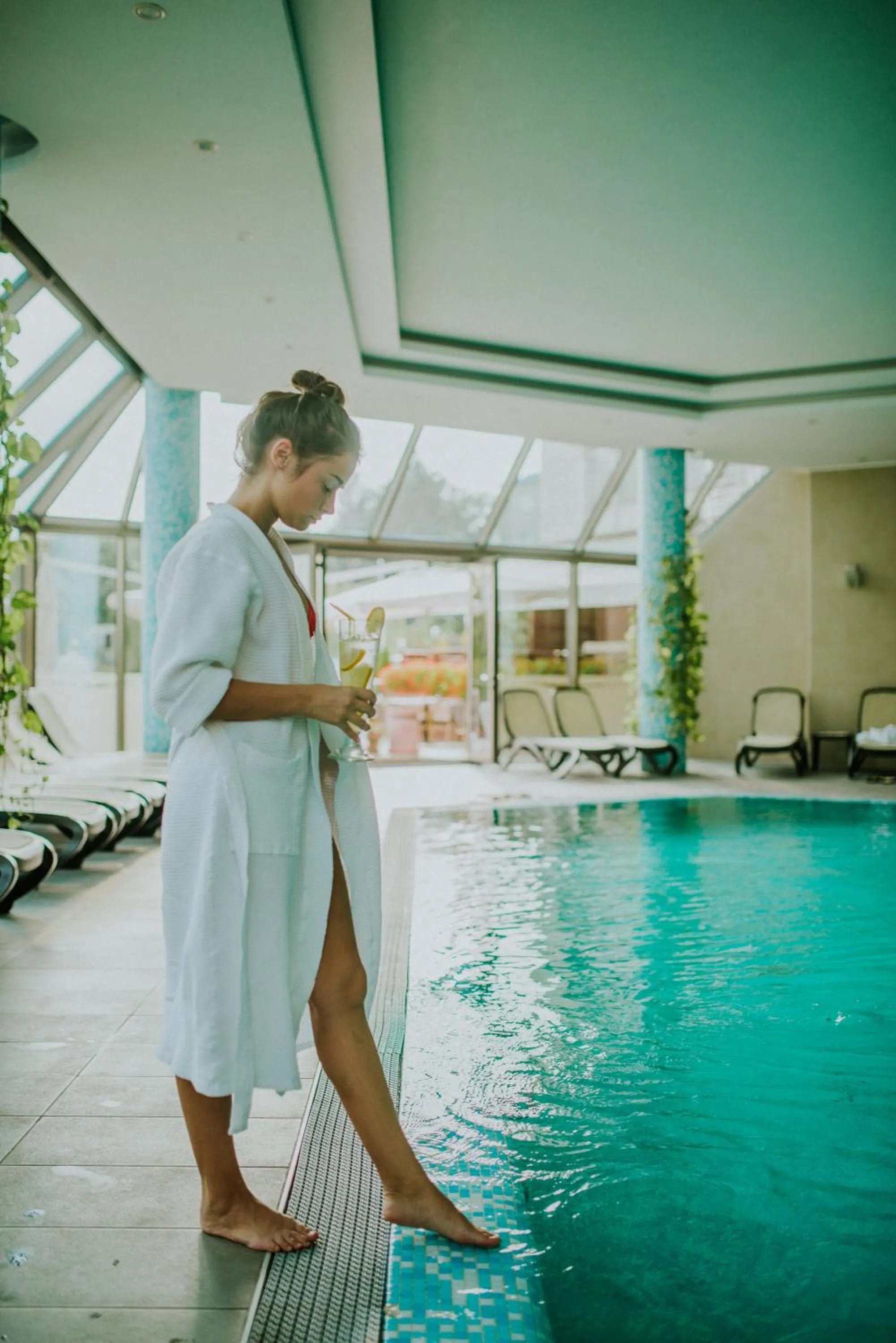 Swimming pool in Hotel Premier Aqua Adults Only - Fruške Terme