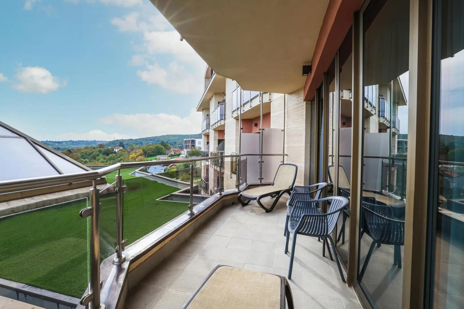 Balcony/Terrace in Hotel Premier Aqua Adults Only - Fruške Terme