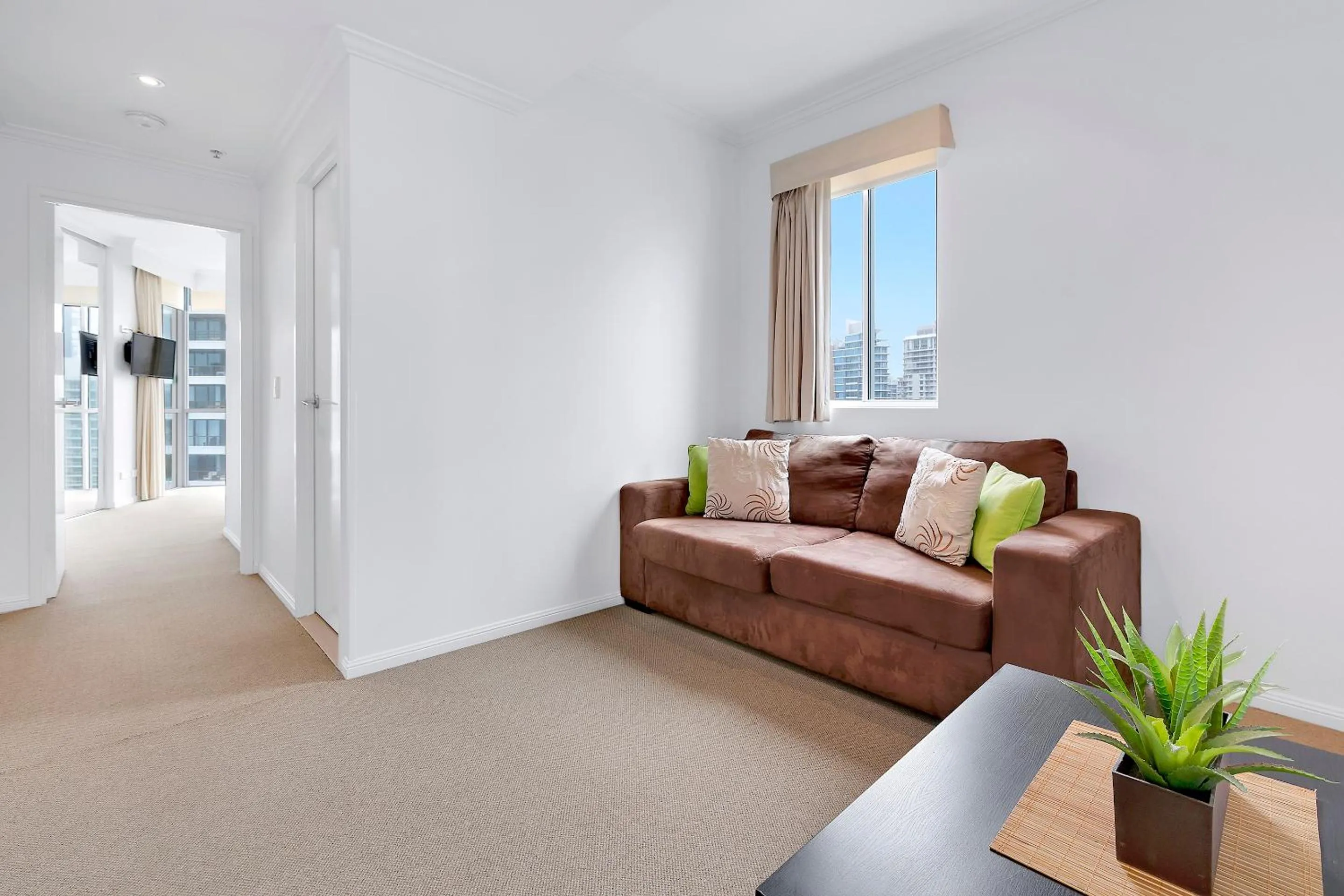 Seating area in Pacific Views Resort