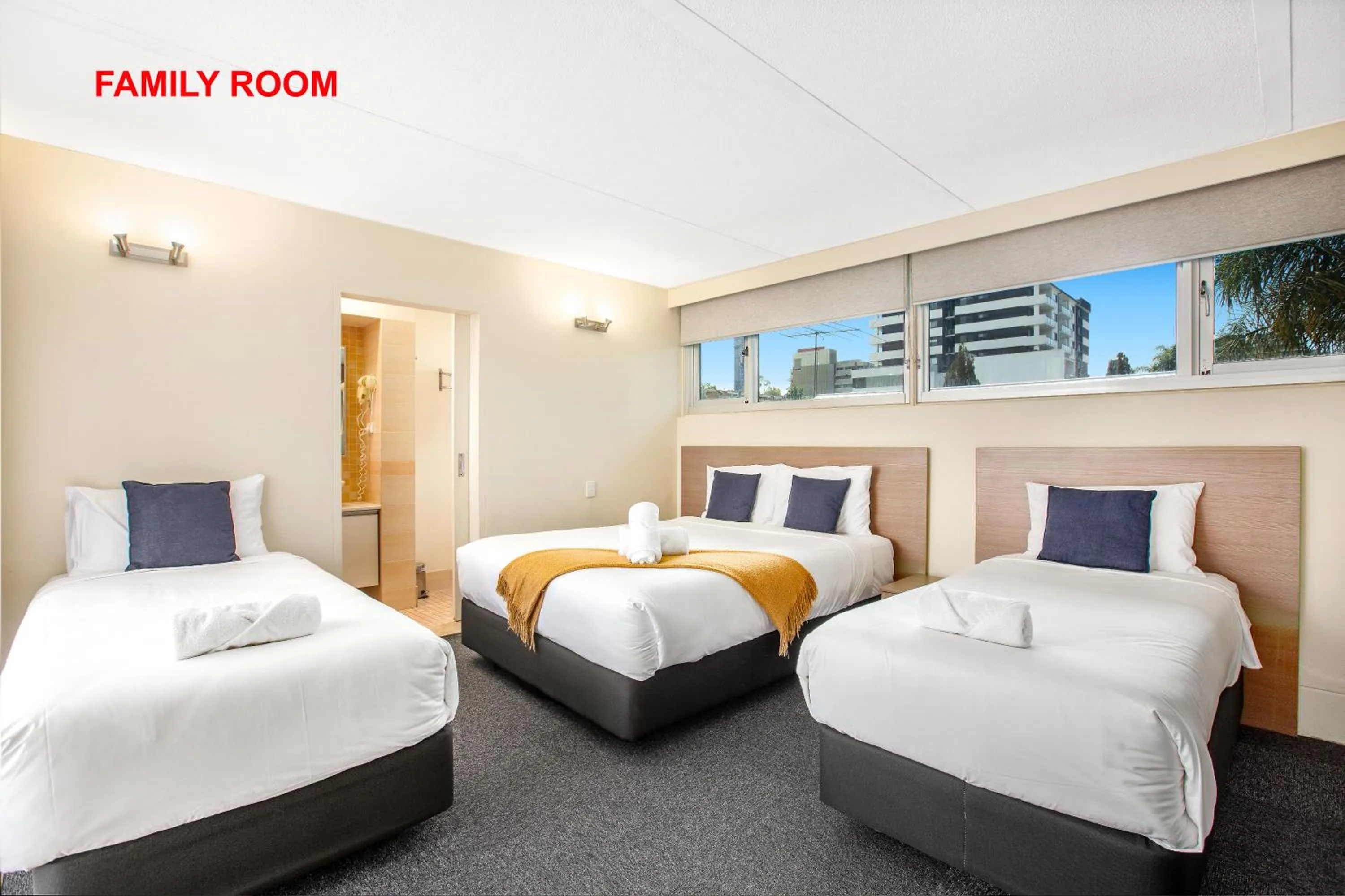 Bed in City Star Lodge