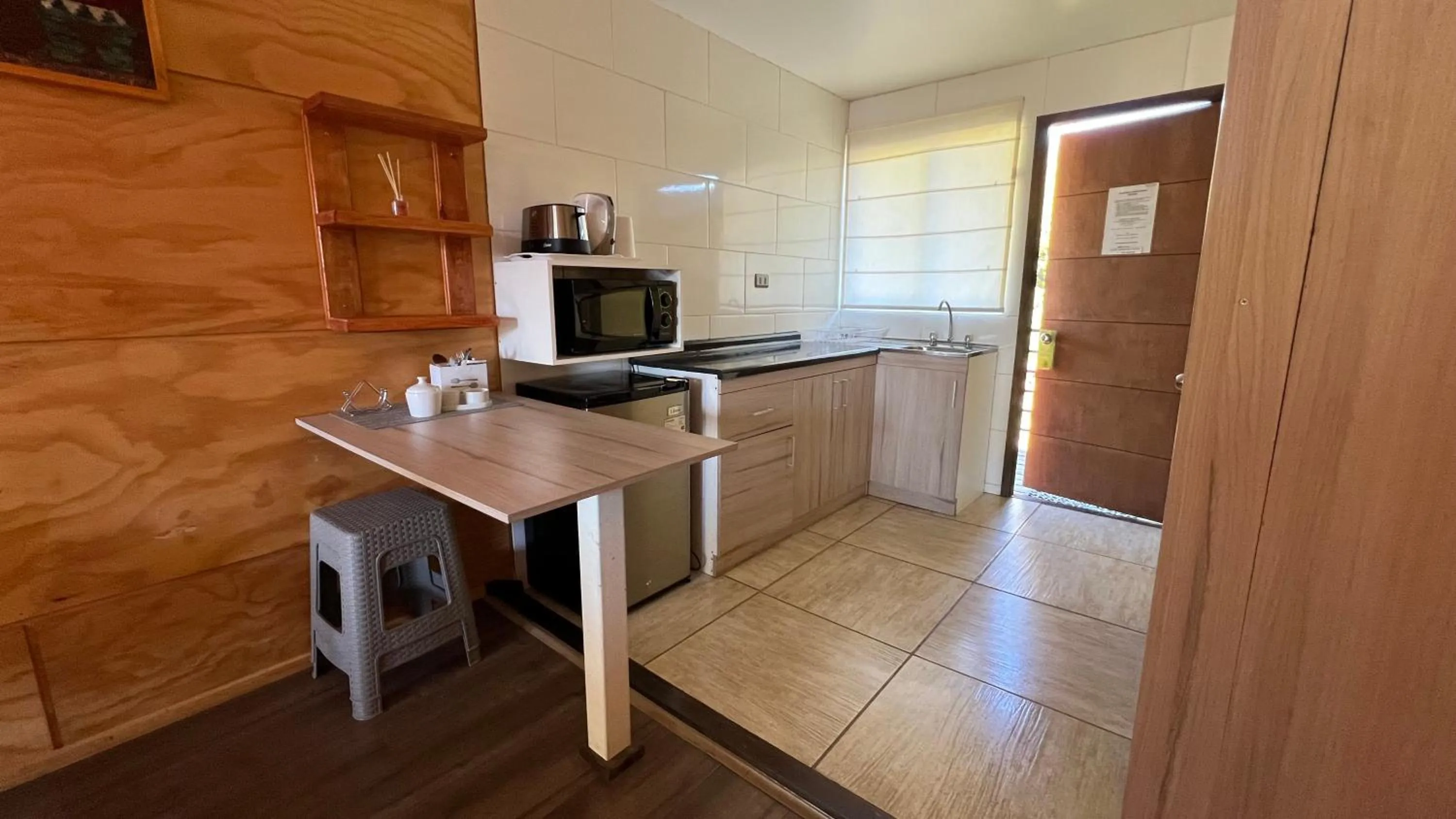 Kitchen or kitchenette in Verdevida Apart Hotel