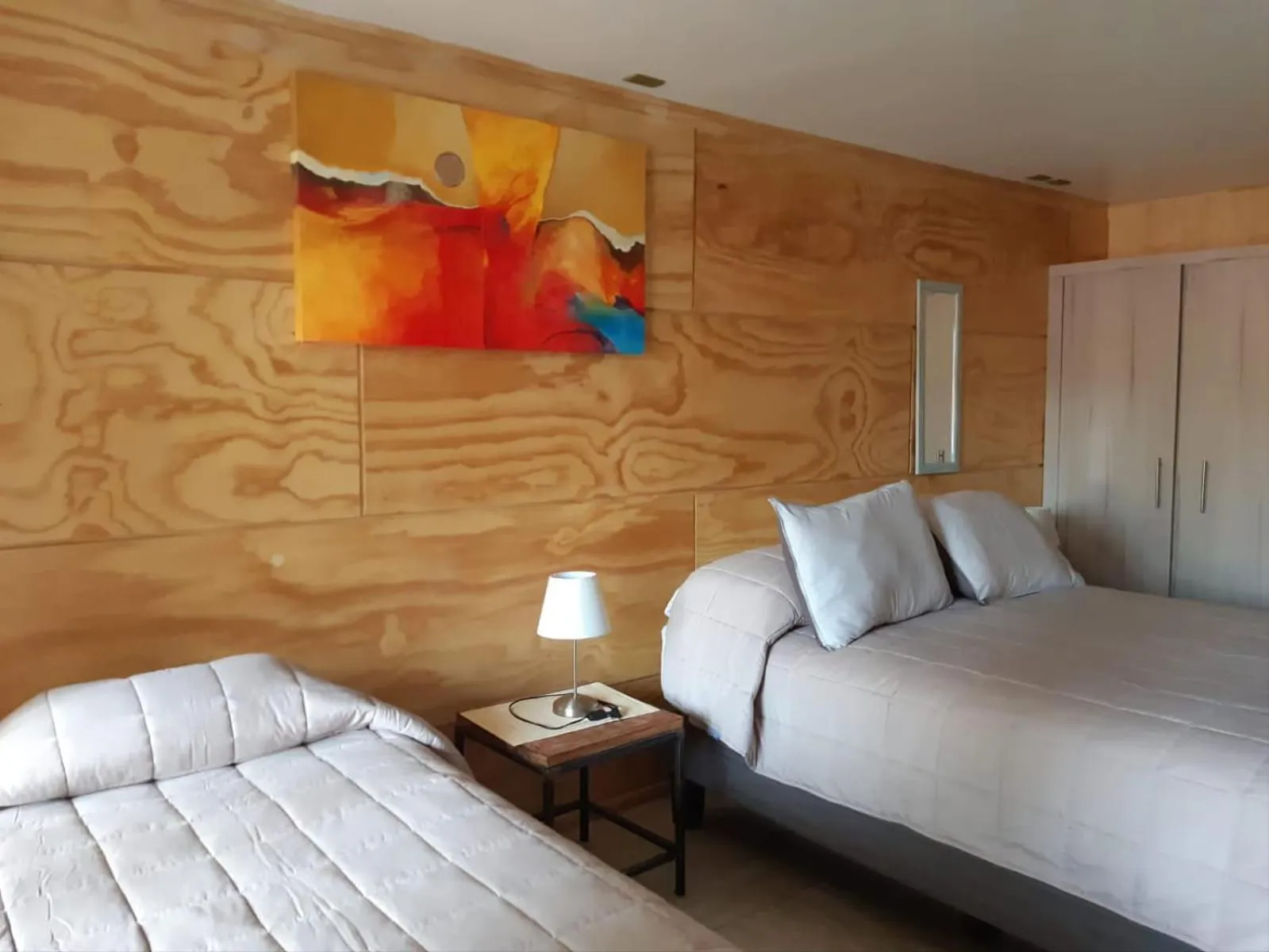 Bed in Verdevida Apart Hotel