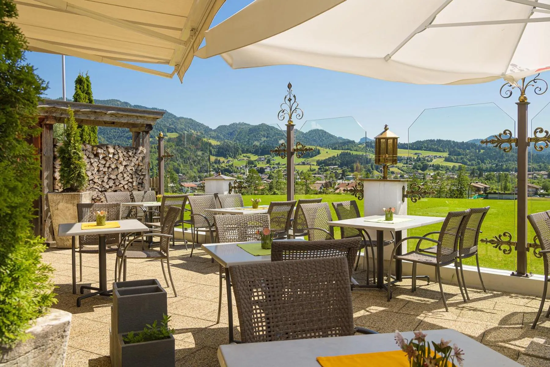 Balcony/Terrace in Hotel Alpina Wellness & Spa Resort