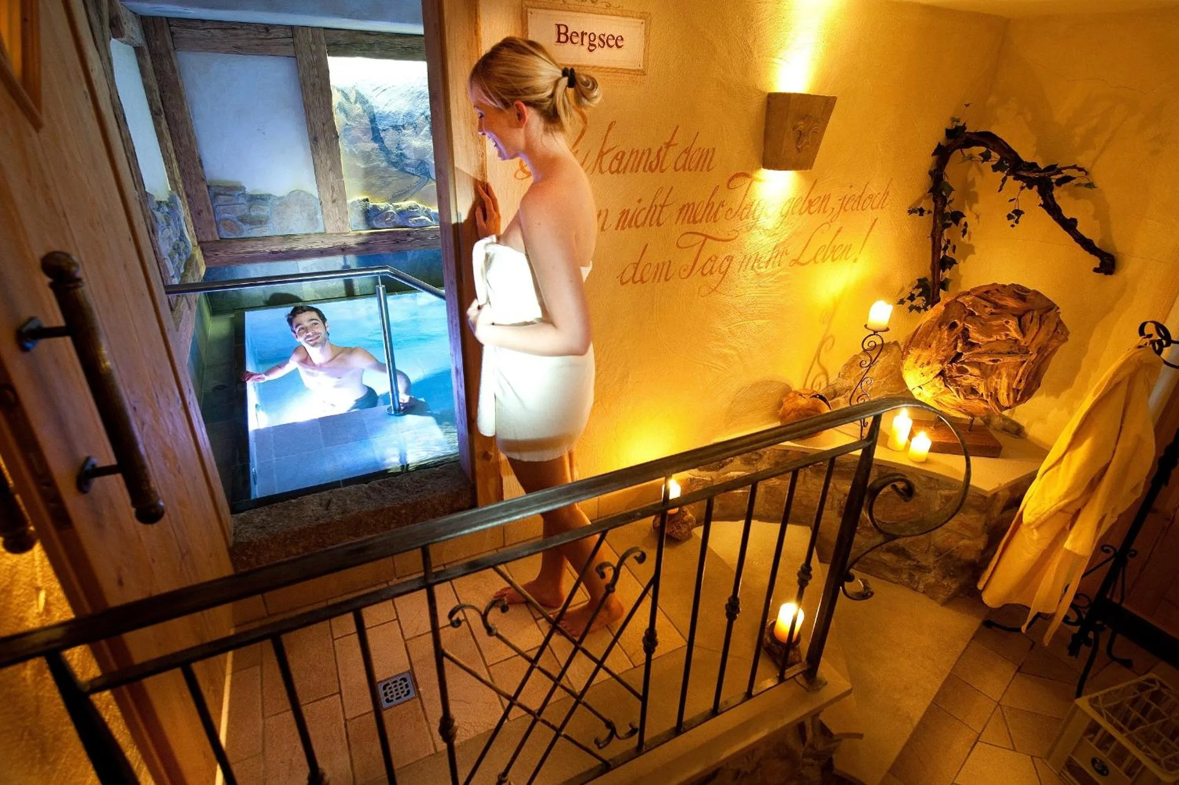 Swimming pool in Hotel Alpina Wellness & Spa Resort