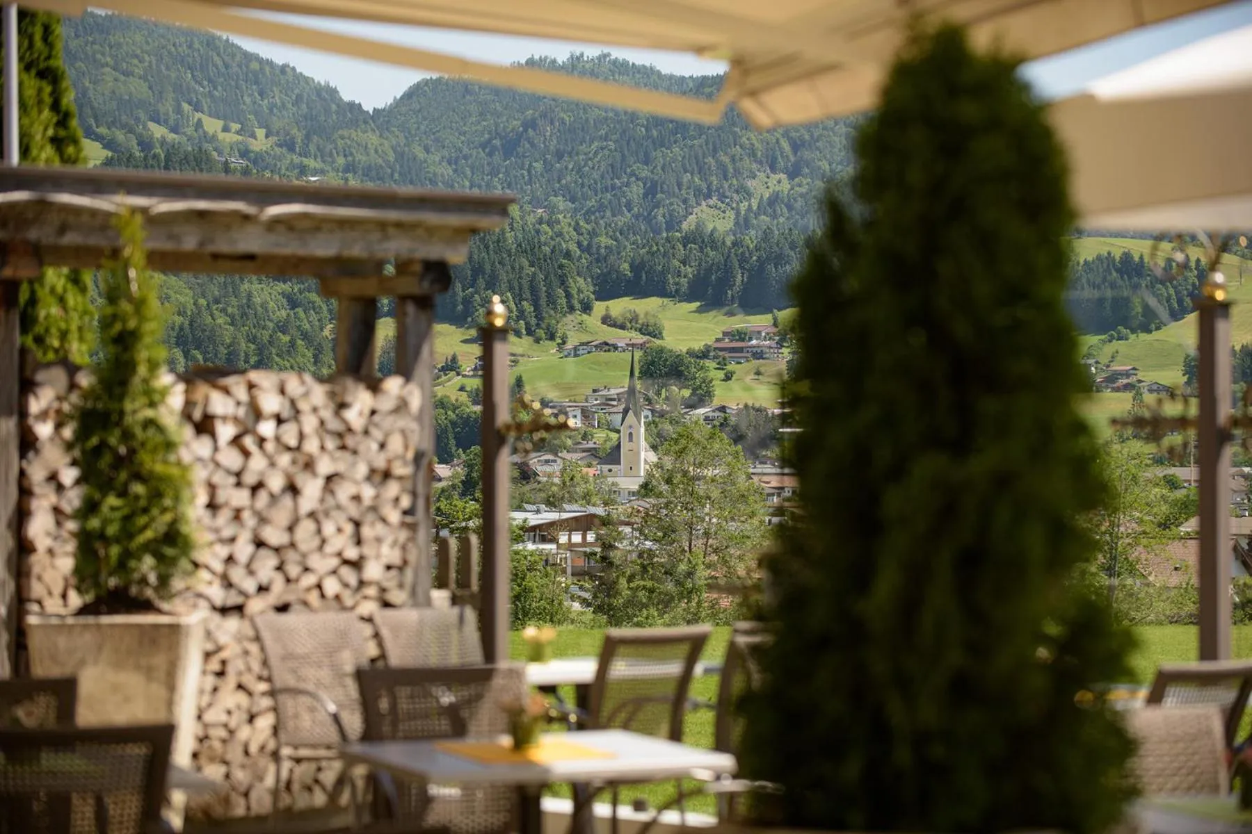Balcony/Terrace in Hotel Alpina Wellness & Spa Resort