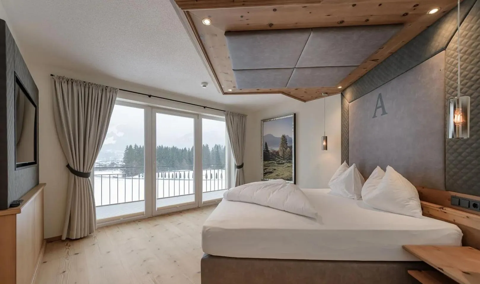 Bedroom, Bed in Hotel Alpina Wellness & Spa Resort