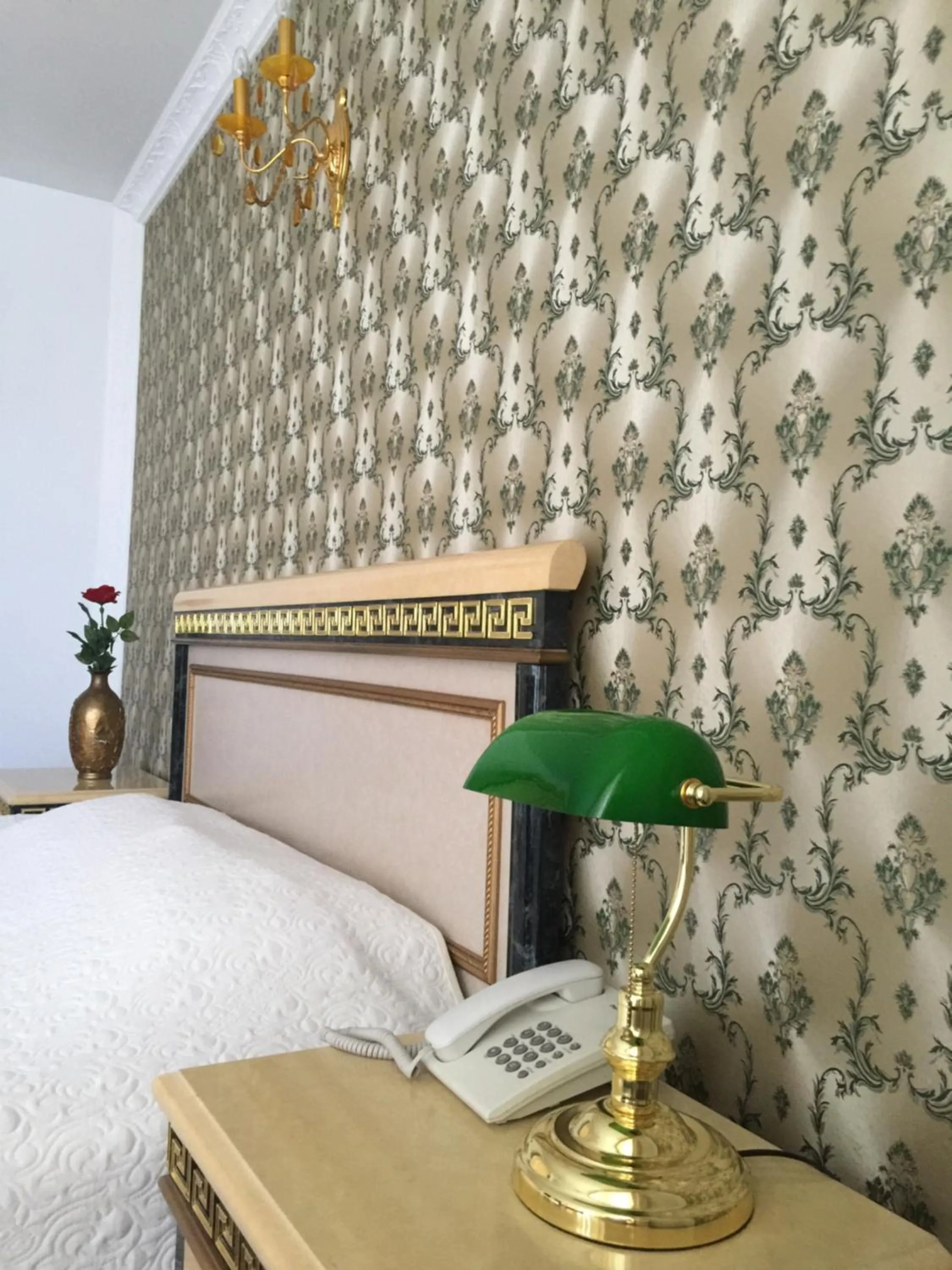 Decorative detail, Bed in Hotel Adria