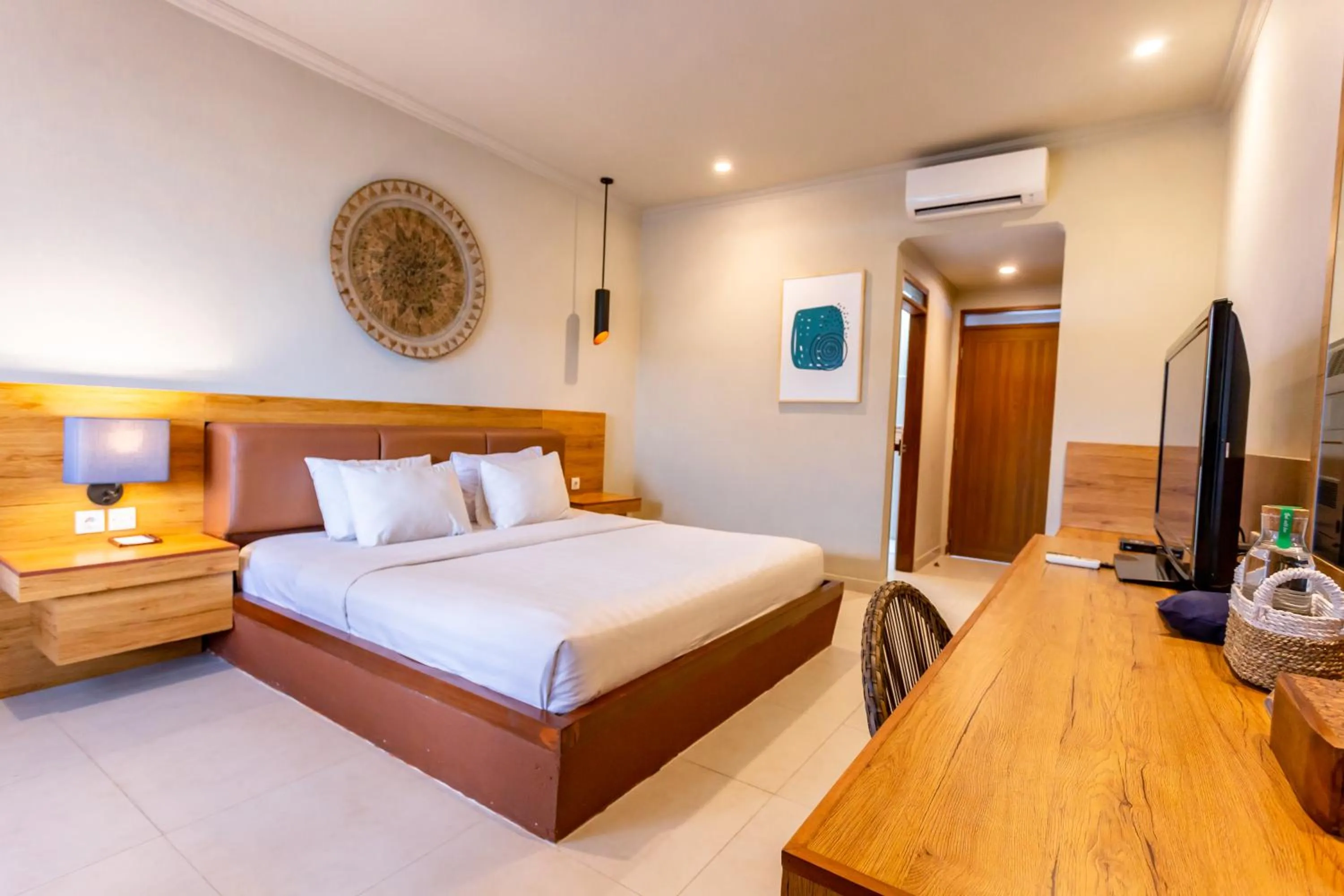 Bed in Mutiara Bali Boutique Resort & Villa