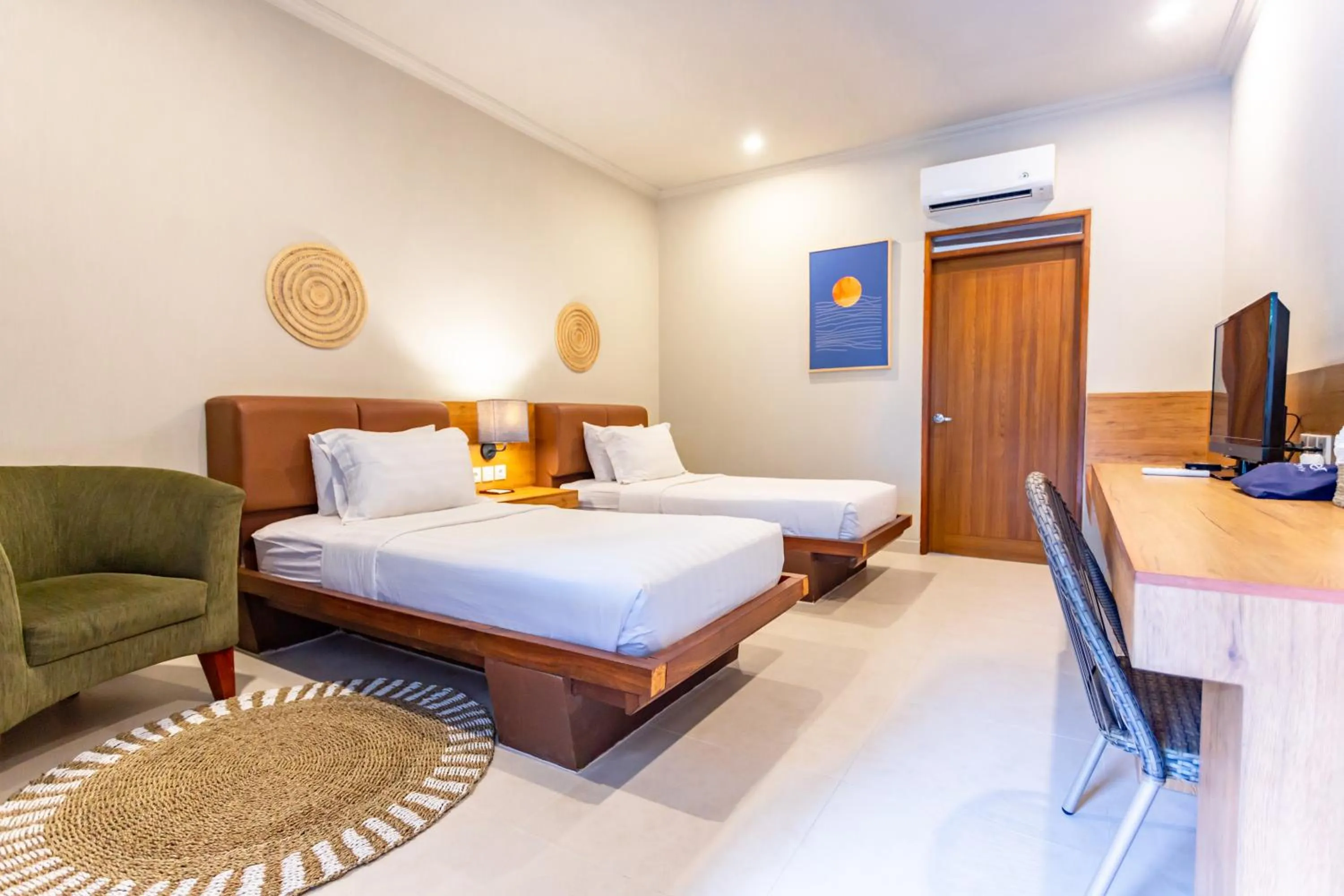 Bed in Mutiara Bali Boutique Resort & Villa