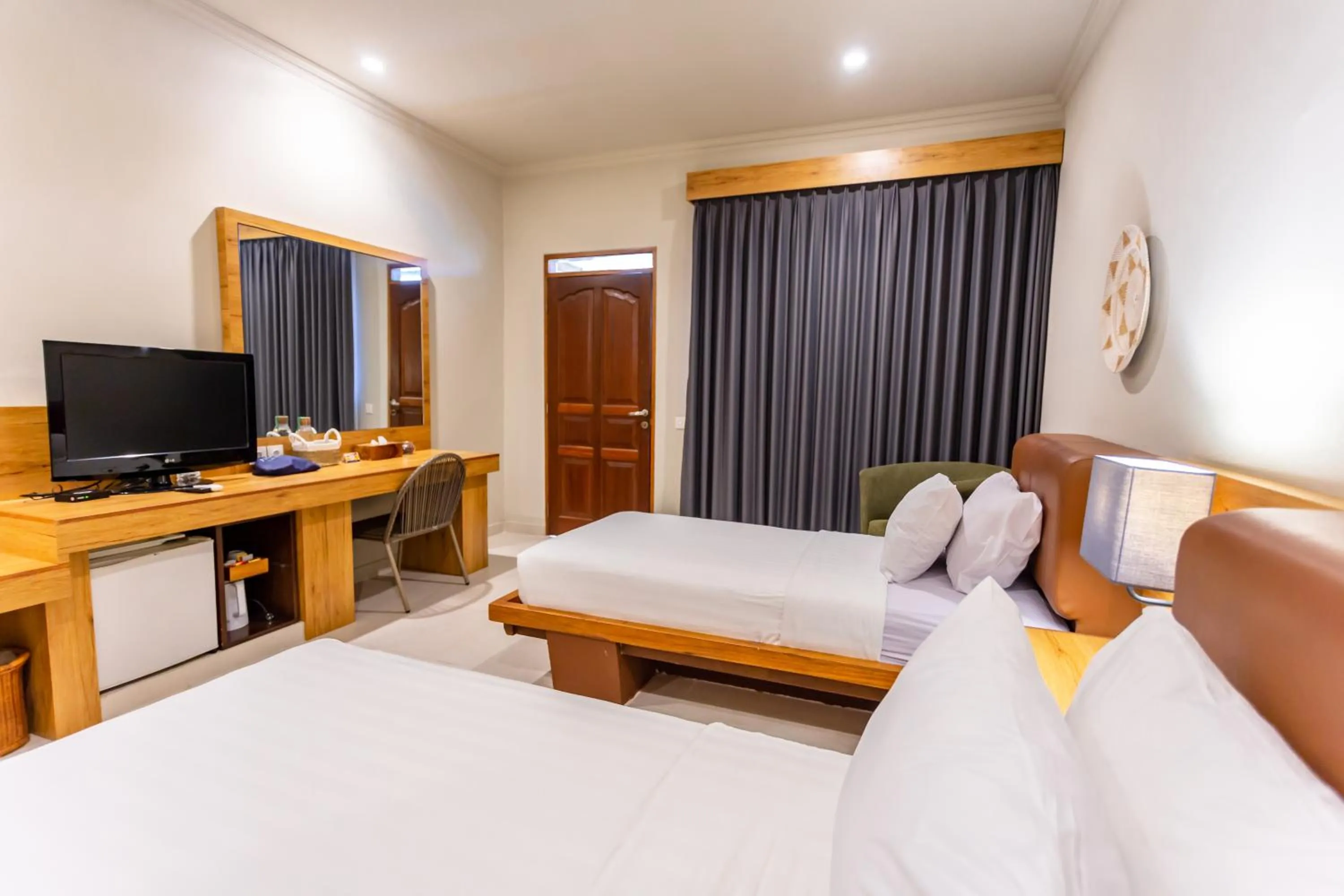 Bed in Mutiara Bali Boutique Resort & Villa