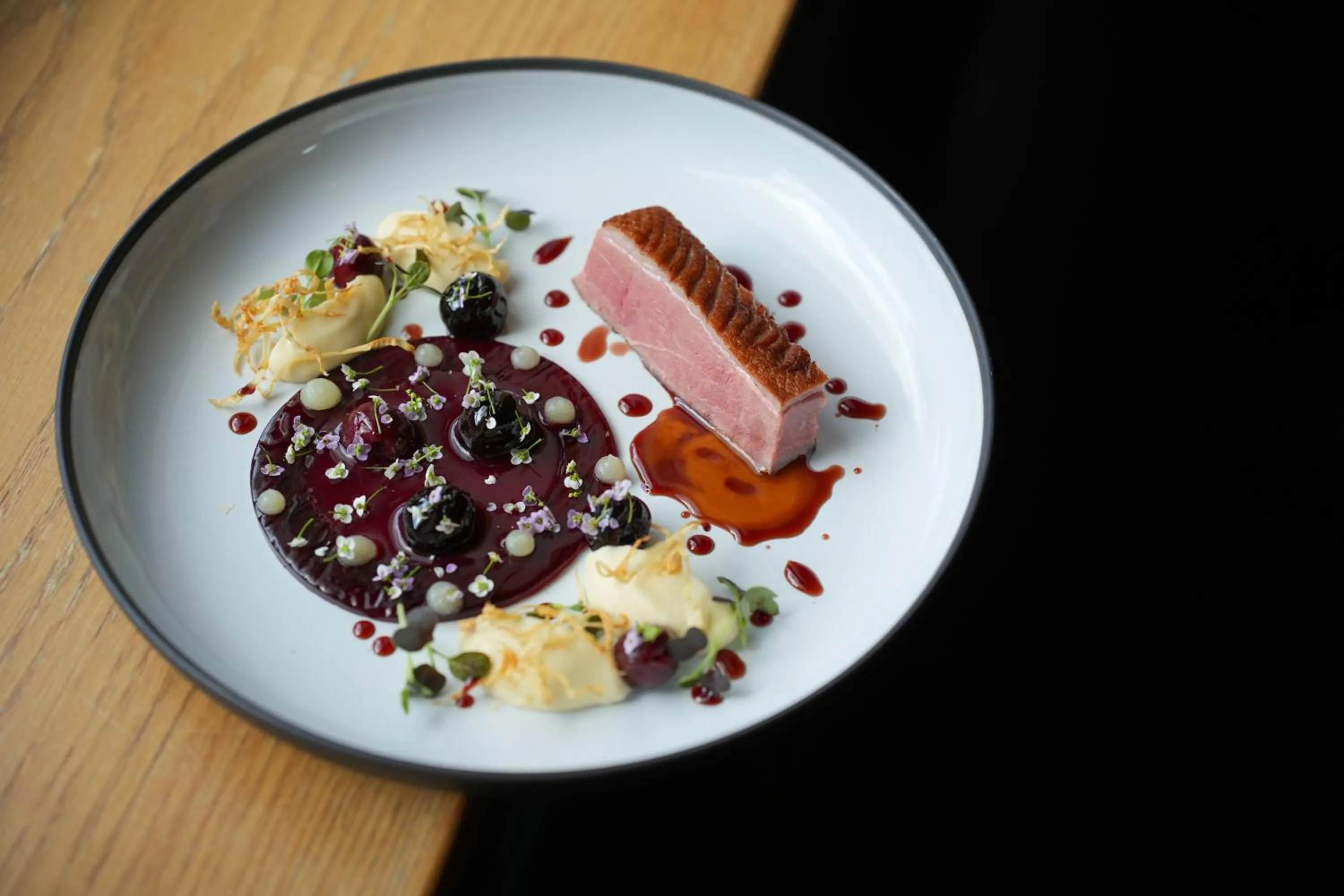 Food close-up in Imola Udvarház Dessert Hotel
