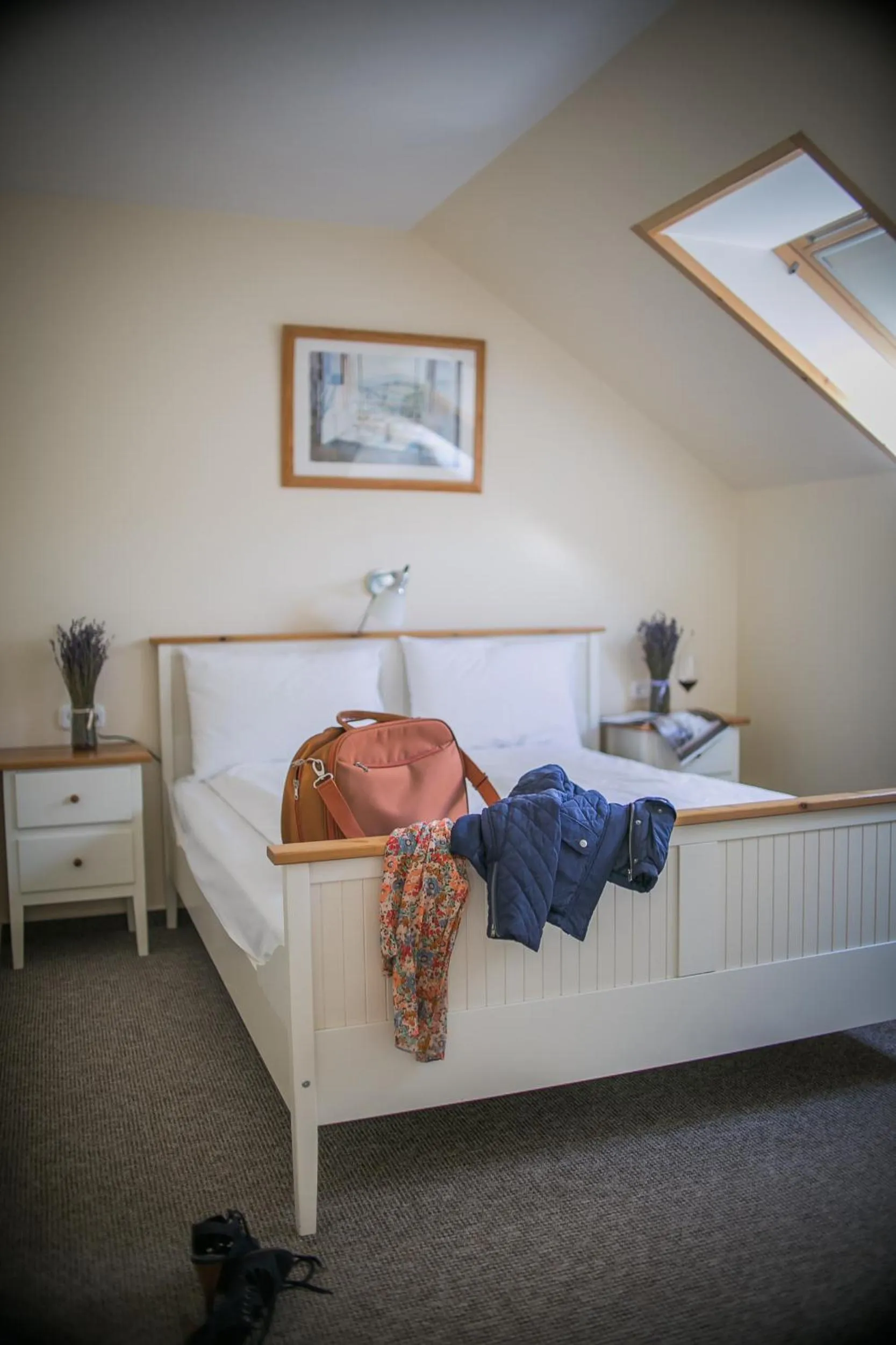 Bedroom, Bed in Imola Udvarház Dessert Hotel