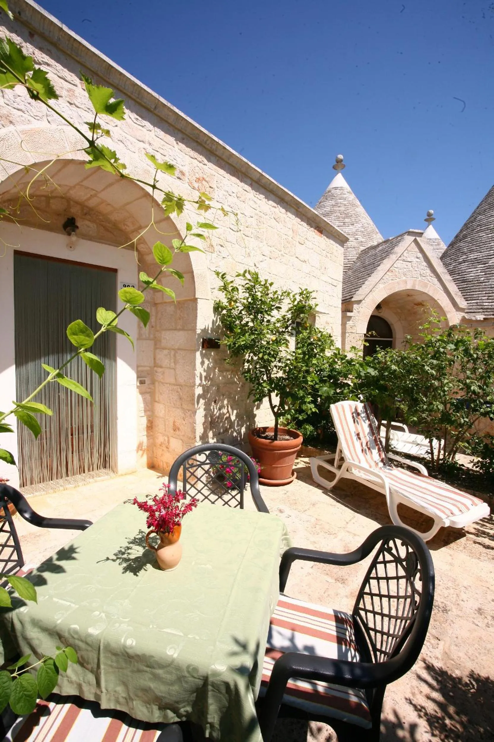 Balcony/Terrace in Truddhi Casa e Cucina di Puglia