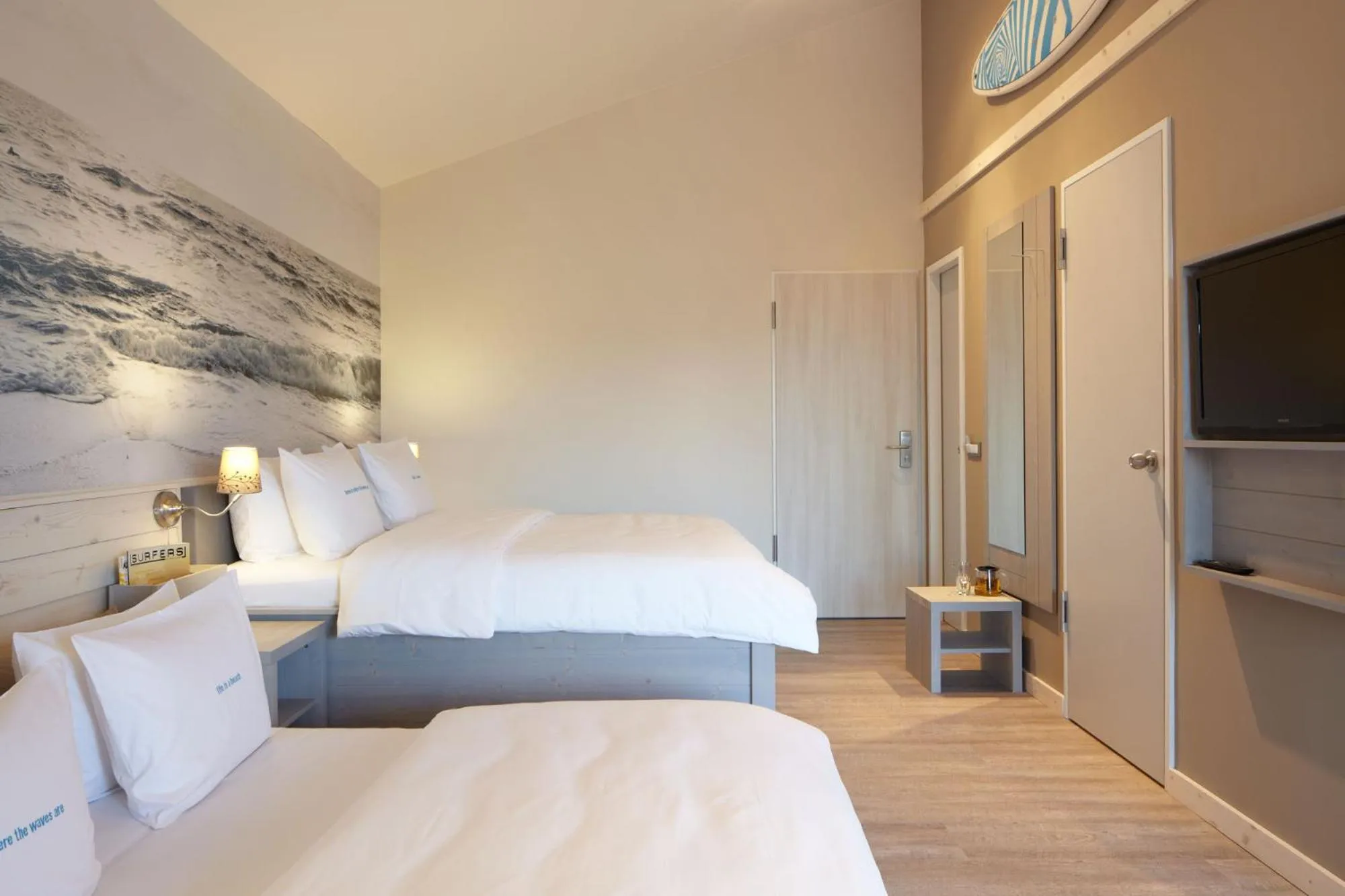 Bed in Beach Motel St. Peter-Ording