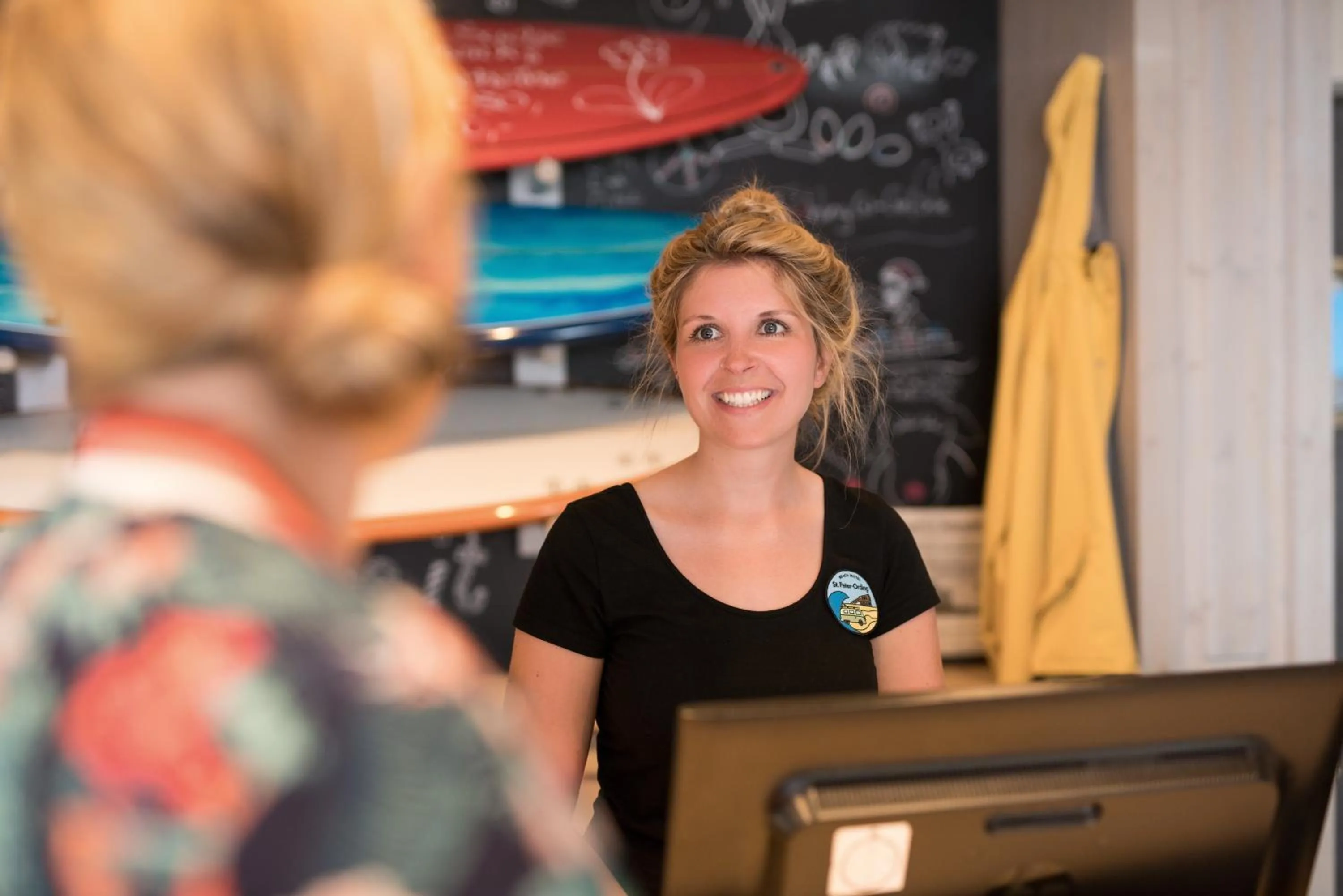 Lobby or reception in Beach Motel St. Peter-Ording