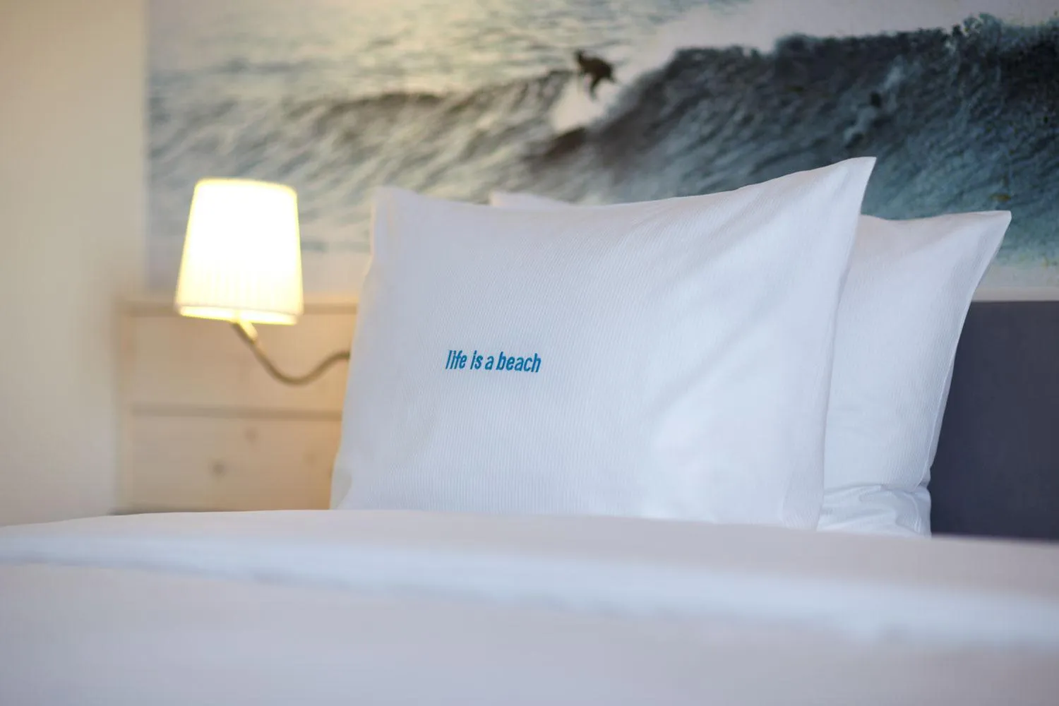 Bed in Beach Motel St. Peter-Ording