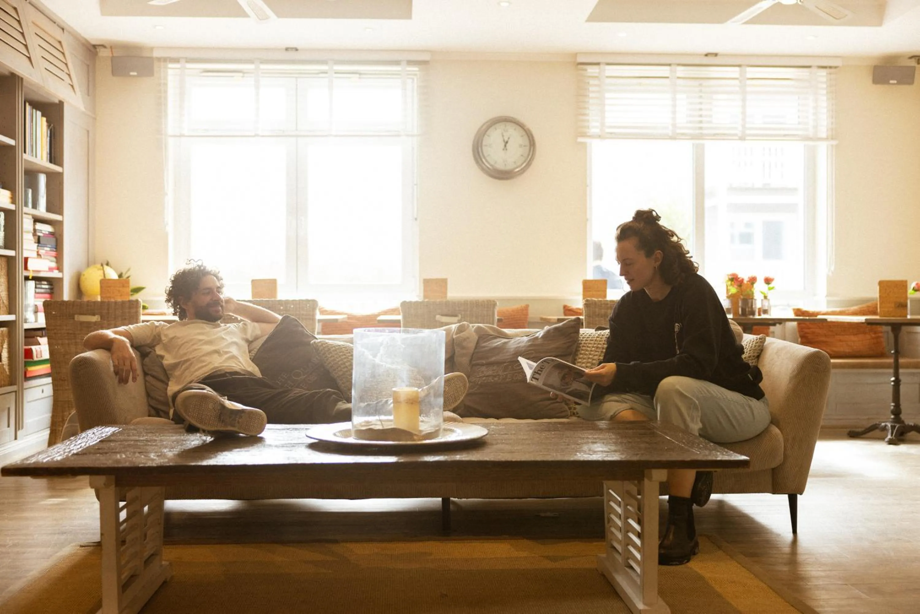 People in Beach Motel St. Peter-Ording