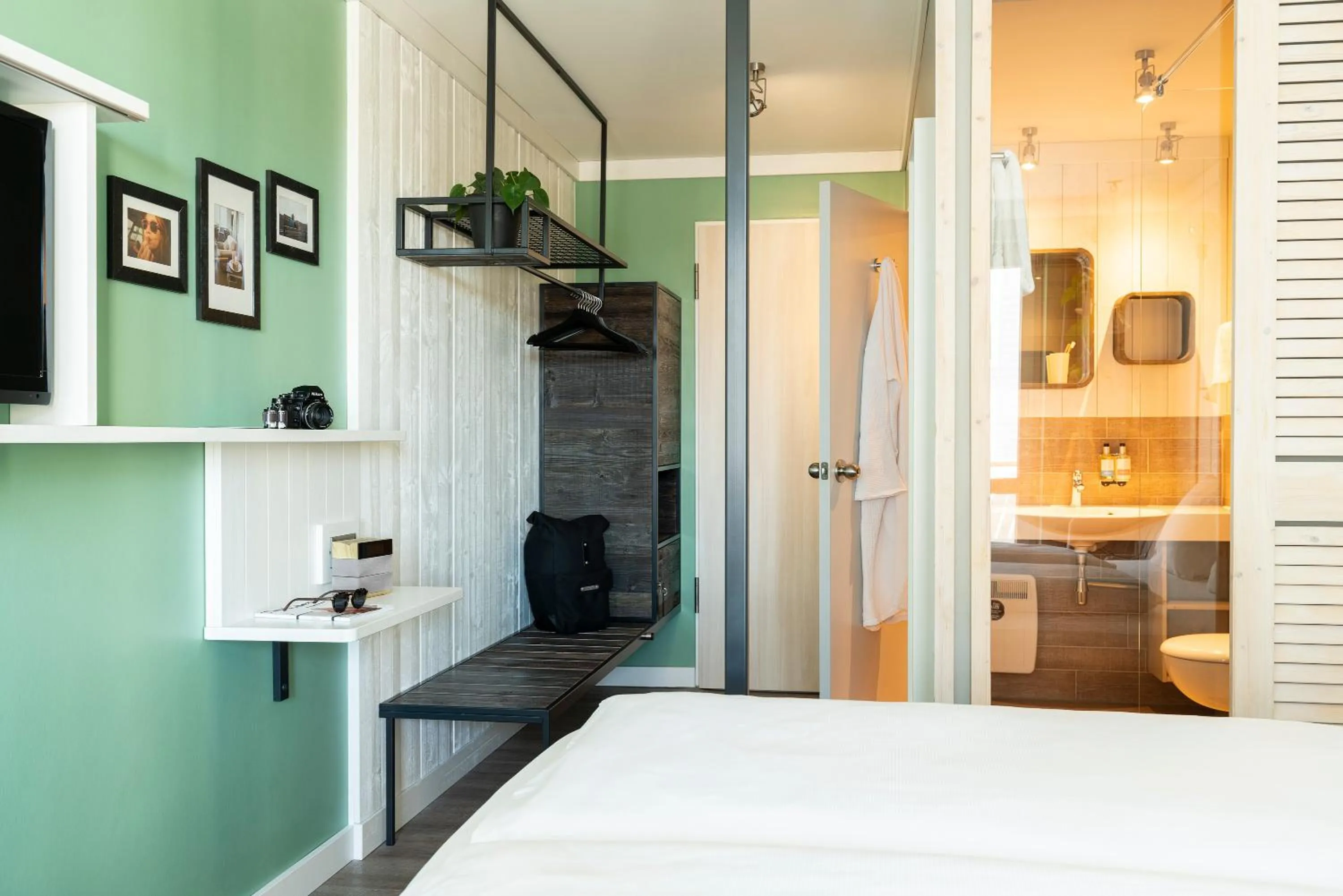 Bed in Beach Motel St. Peter-Ording