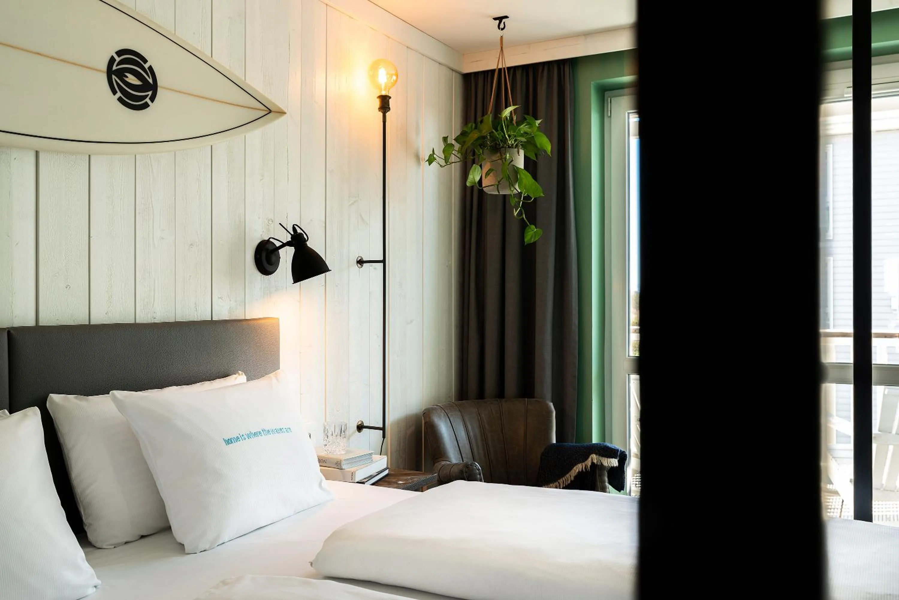 Bed in Beach Motel St. Peter-Ording