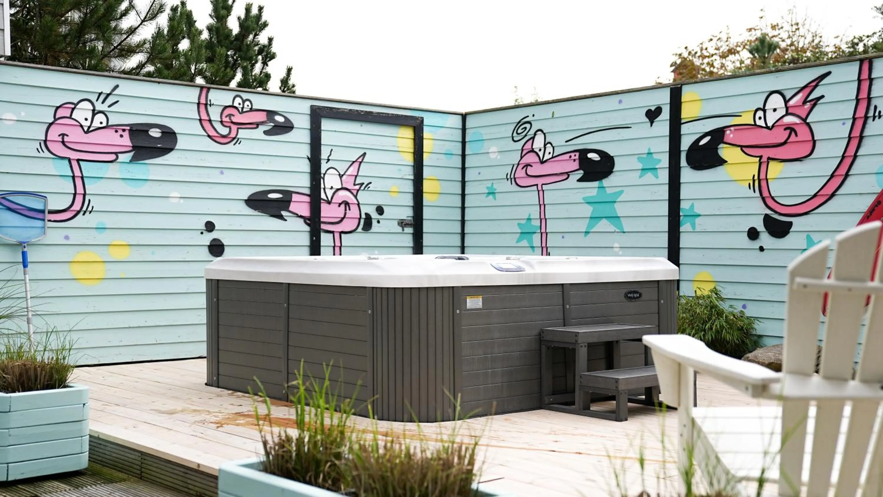 Hot Tub in Beach Motel St. Peter-Ording