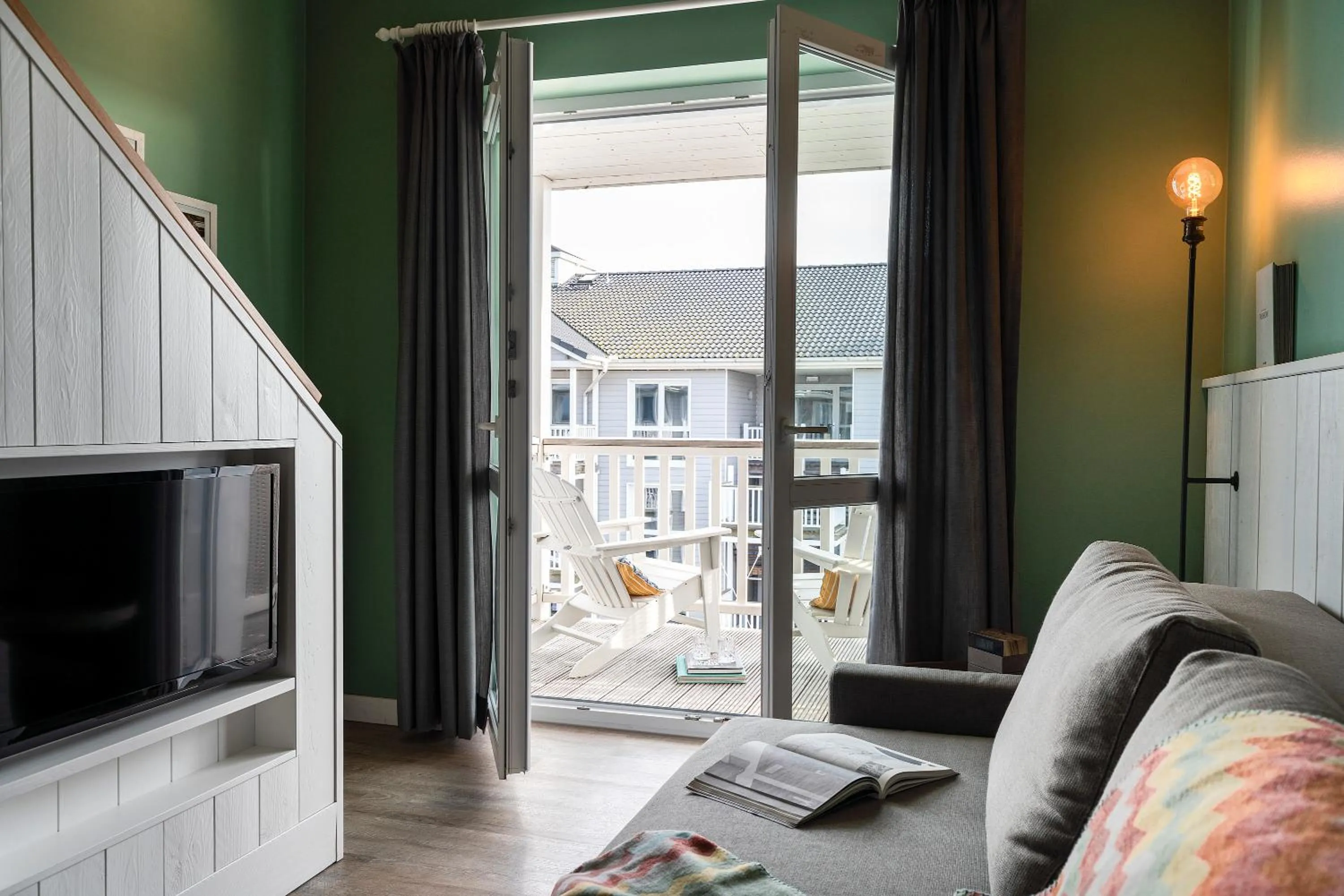 Balcony/Terrace in Beach Motel St. Peter-Ording