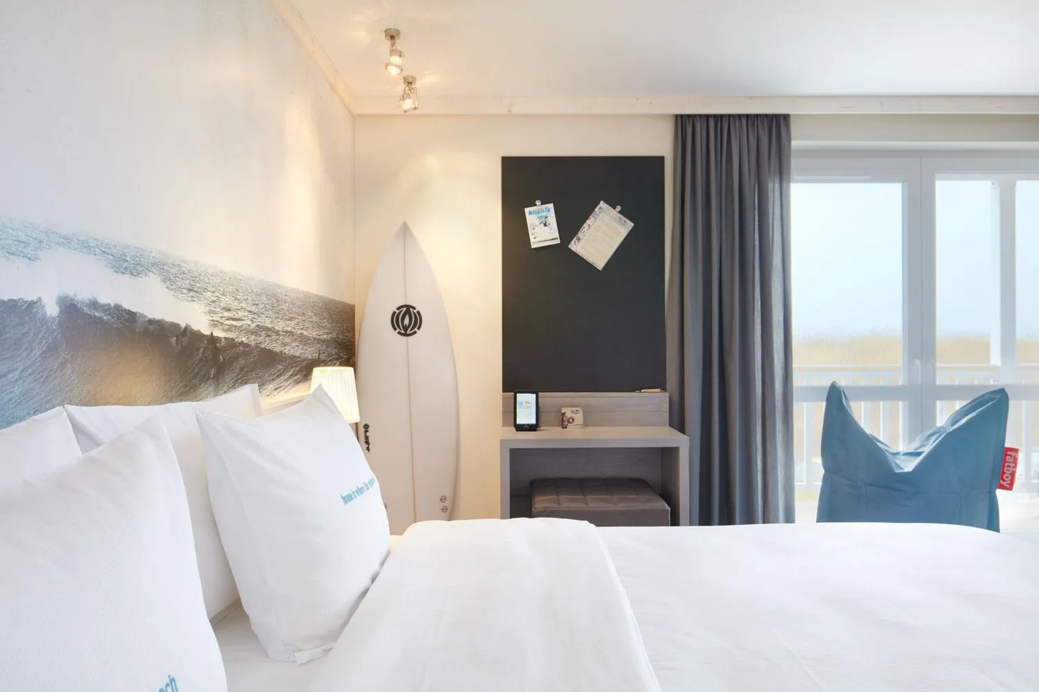 Bed in Beach Motel St. Peter-Ording