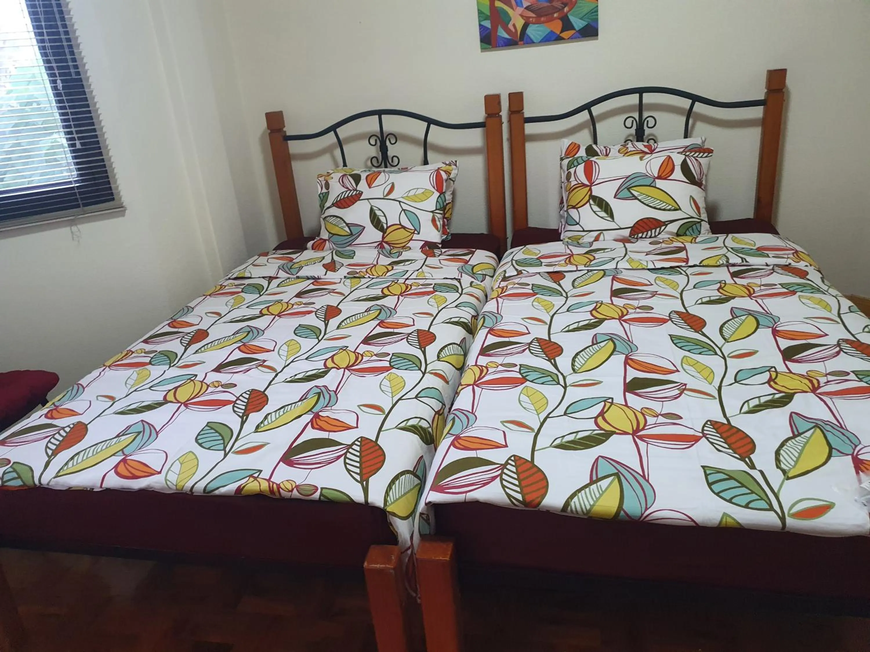 Bed in Lola's Guest House