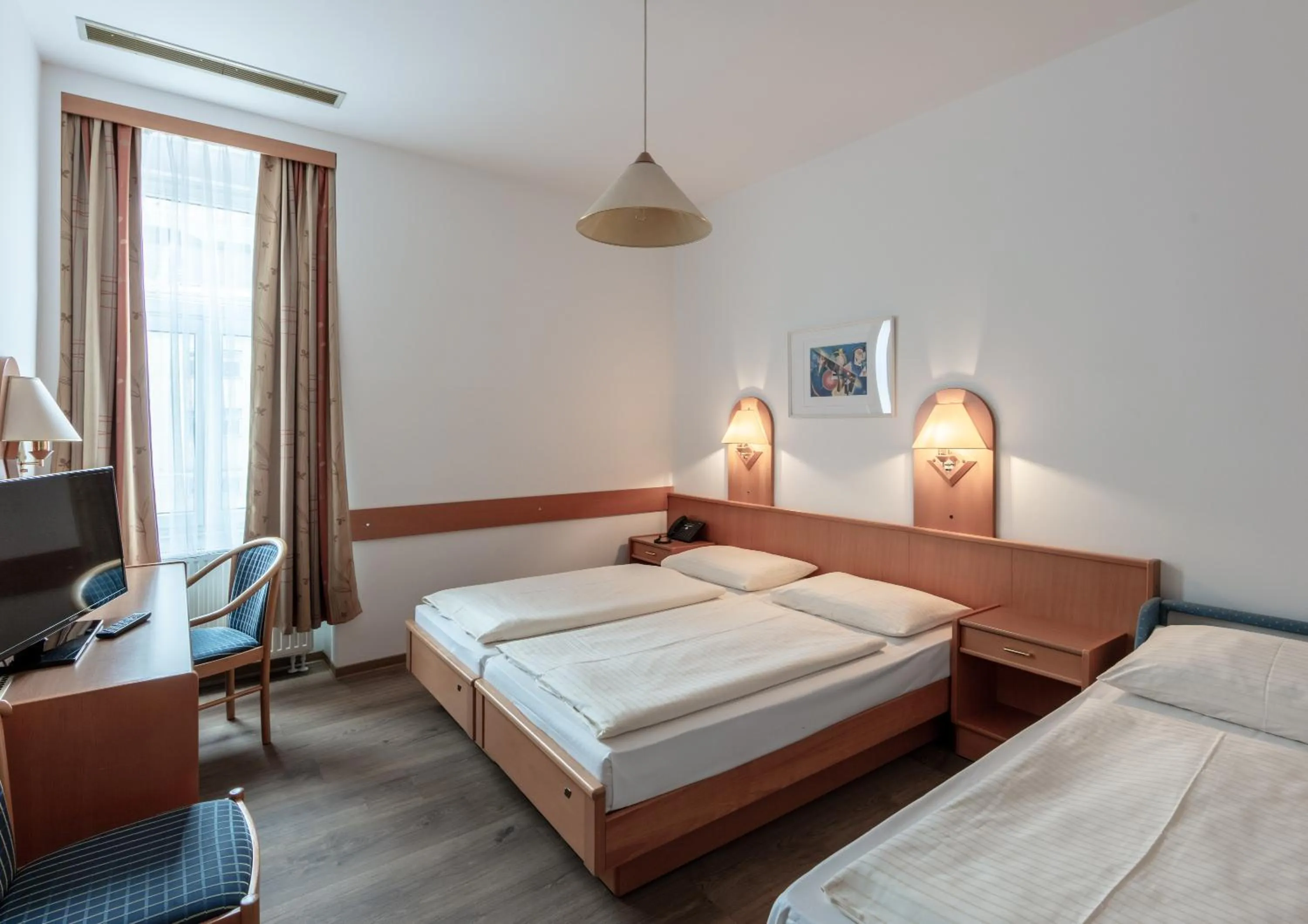 Bed in Hotel Admiral