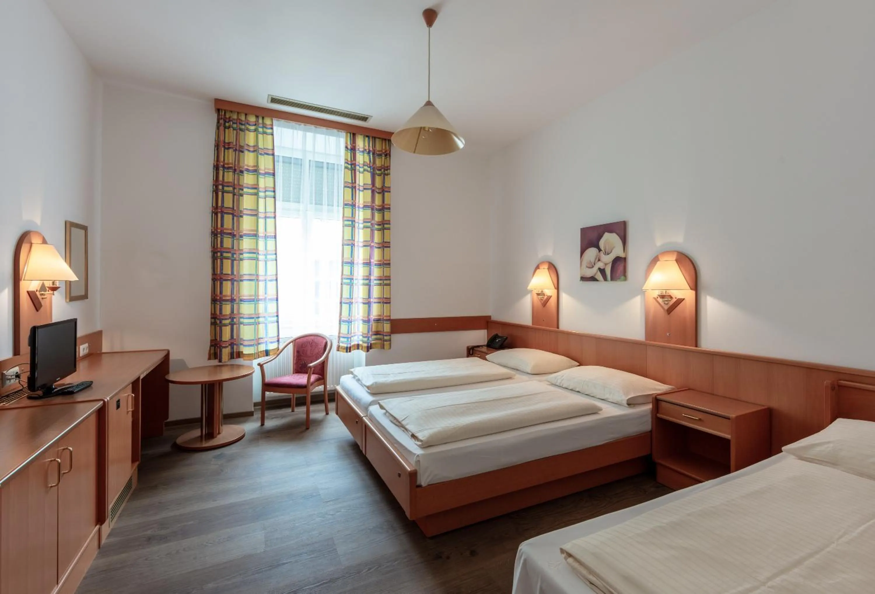 Bed in Hotel Admiral