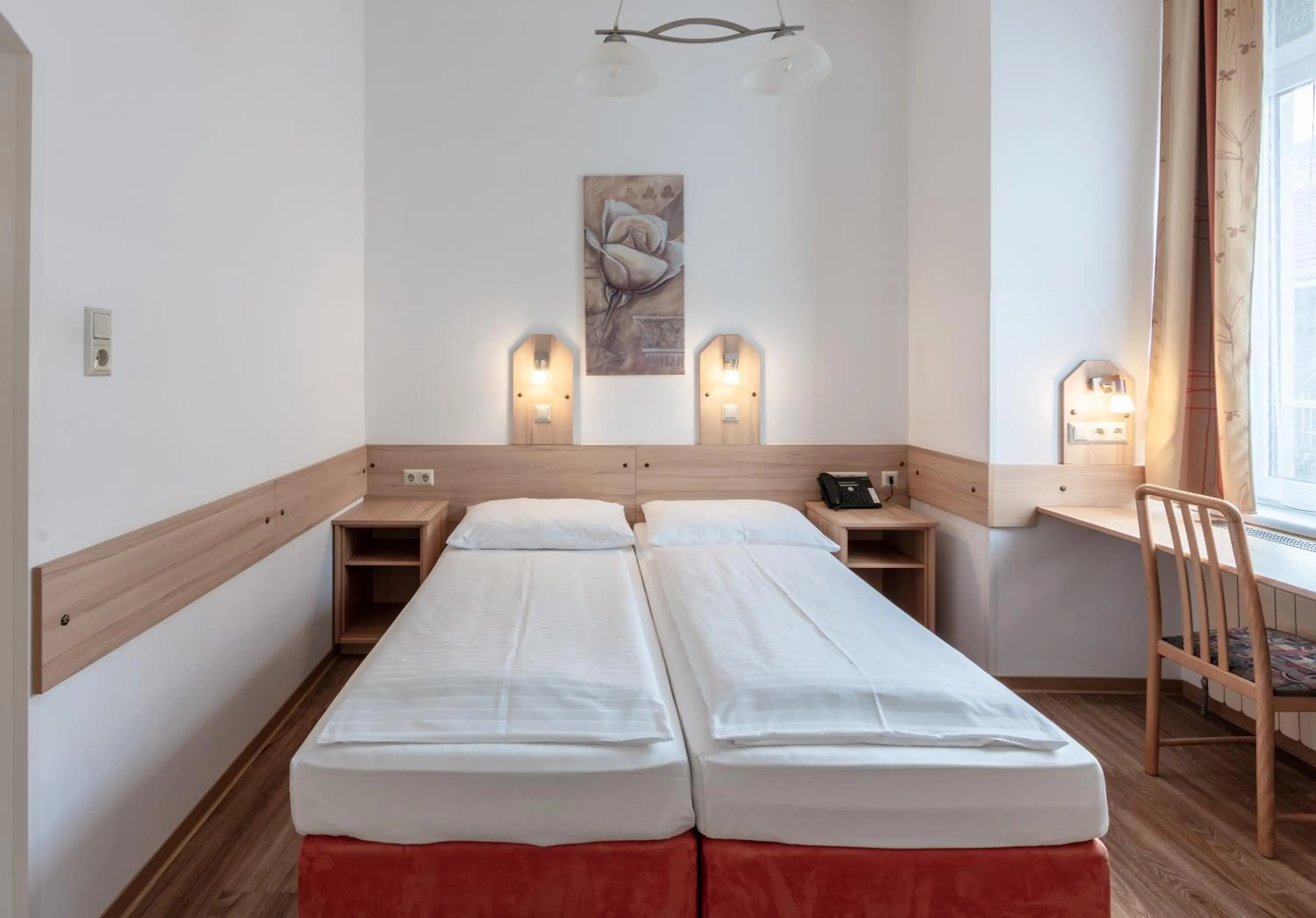 Bed in Hotel Admiral