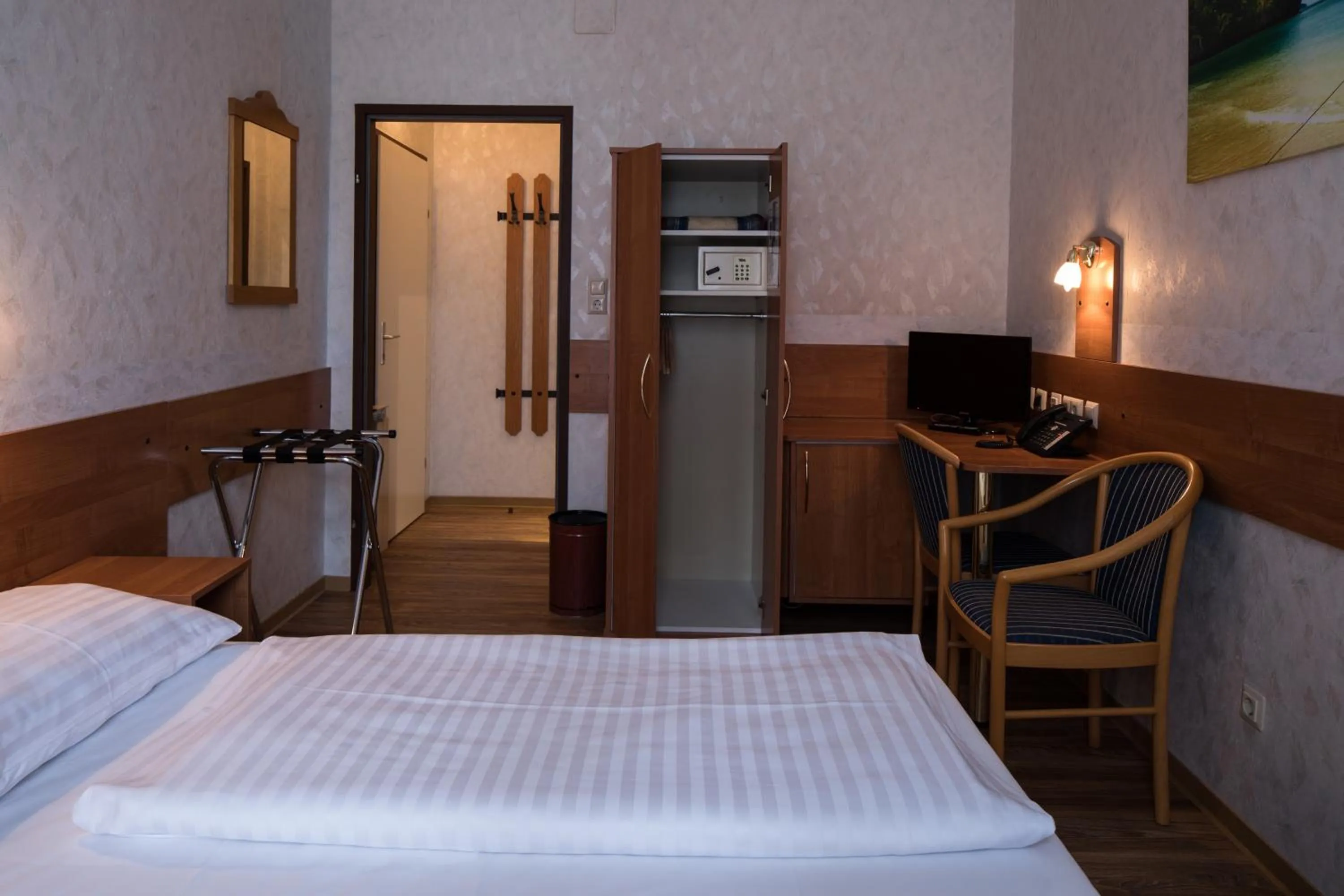 Bed in Hotel Admiral