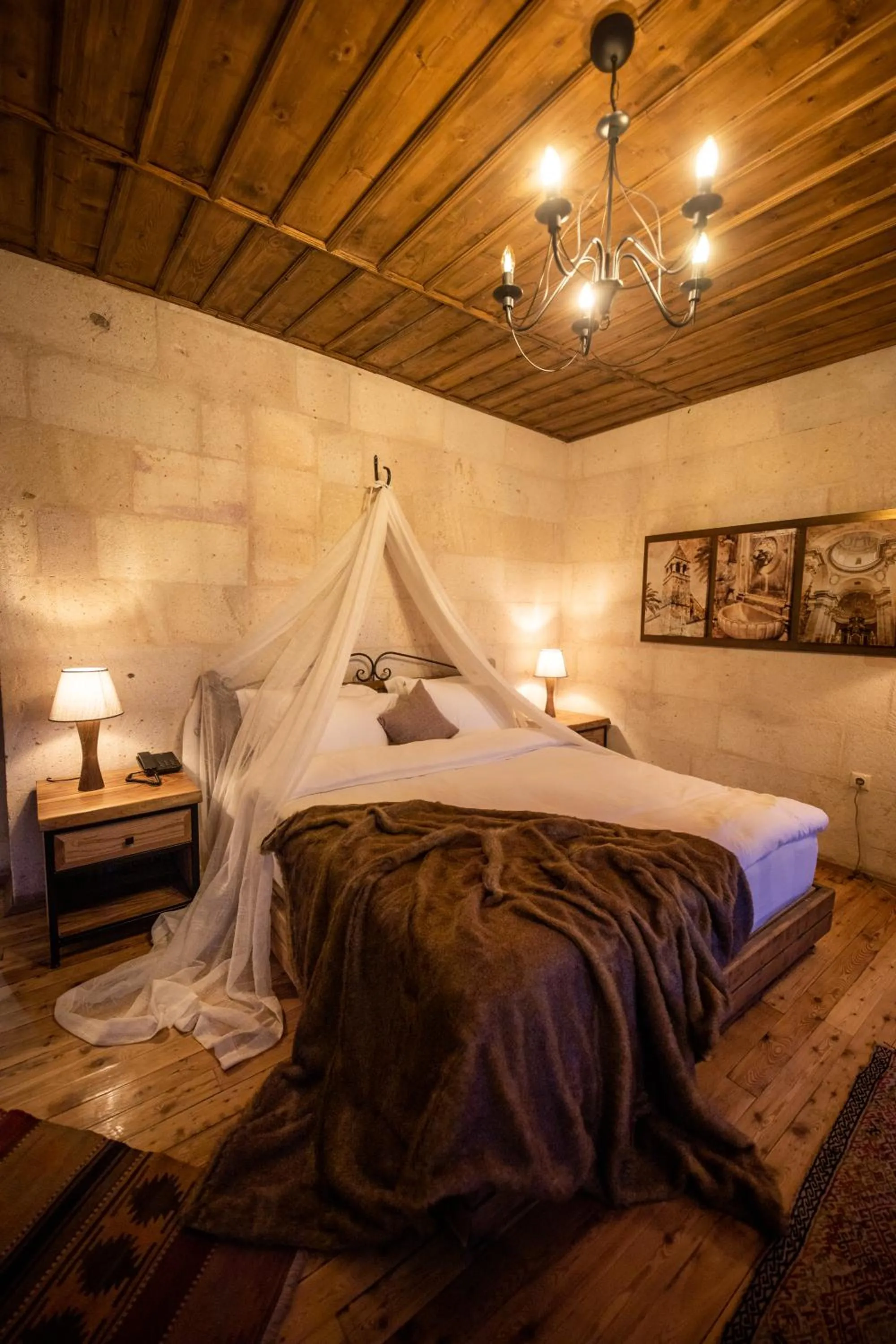 Bed in Duven Hotel Cappadocia