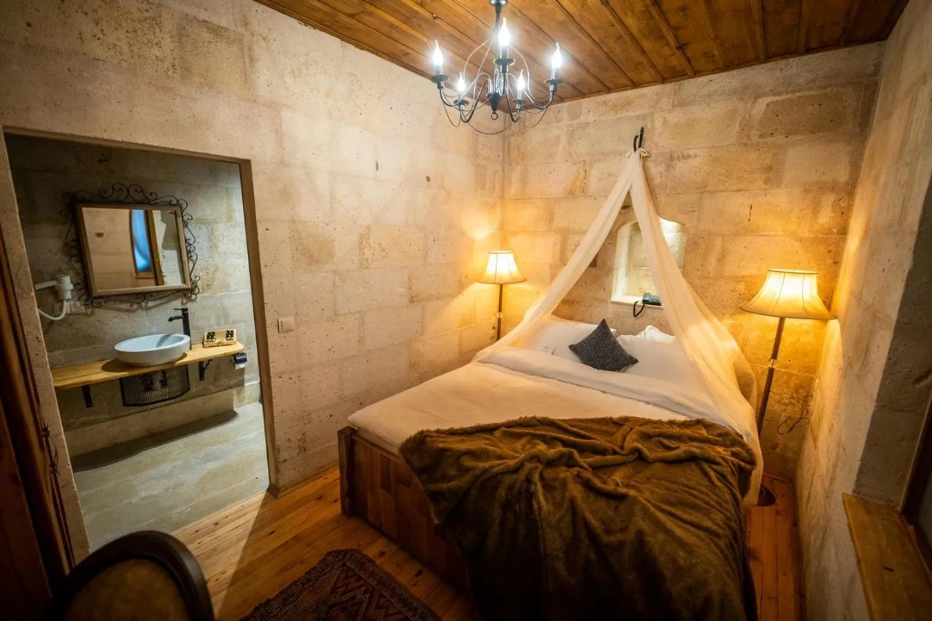 Bed in Duven Hotel Cappadocia