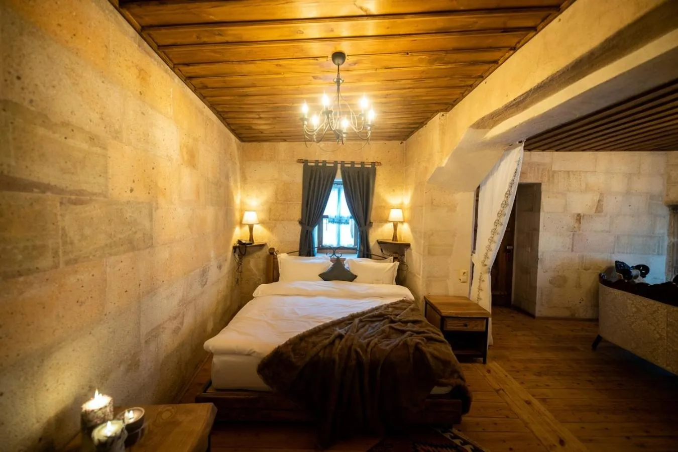 Bed in Duven Hotel Cappadocia