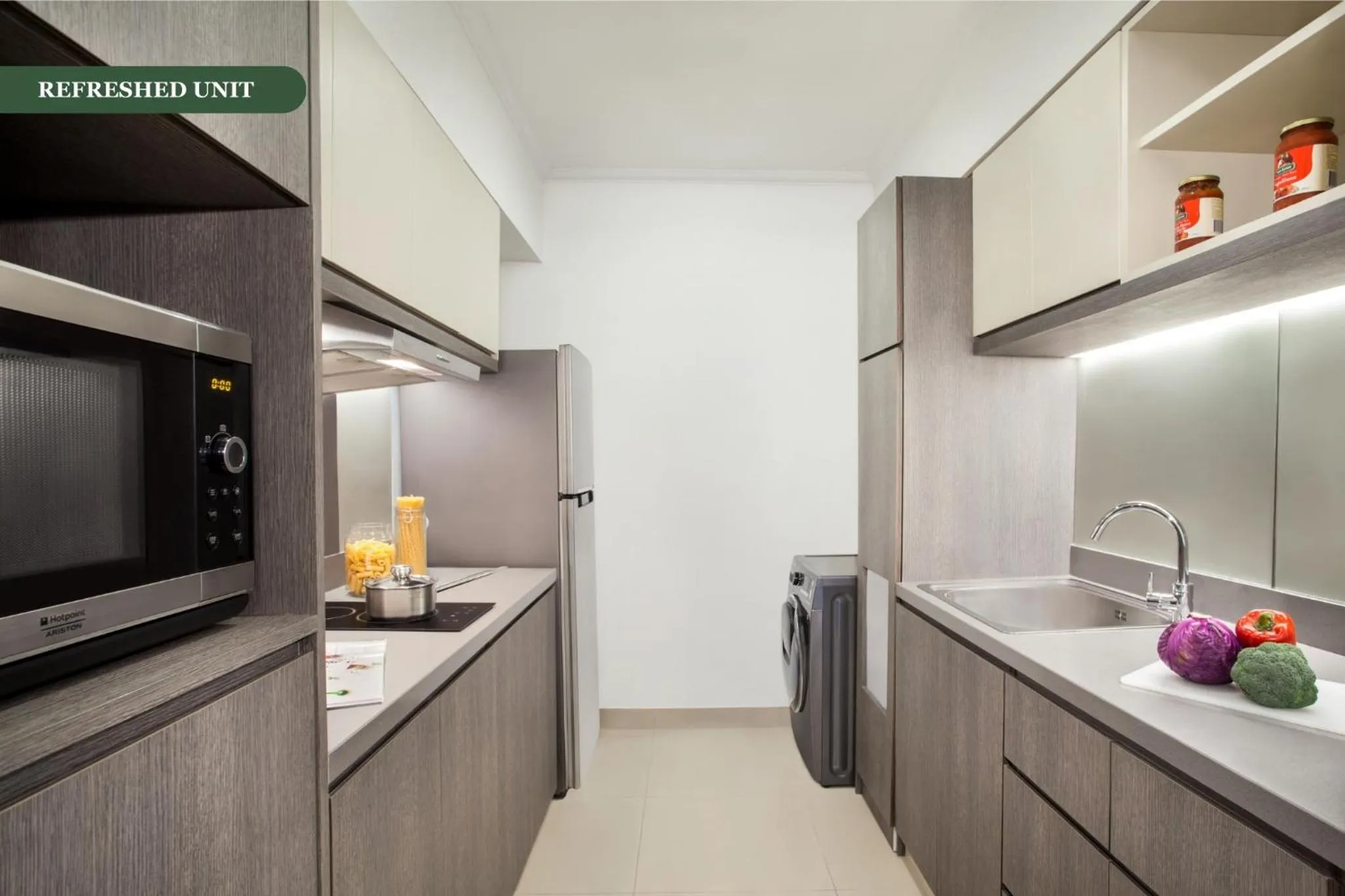 kitchen in Somerset Grand Citra Jakarta