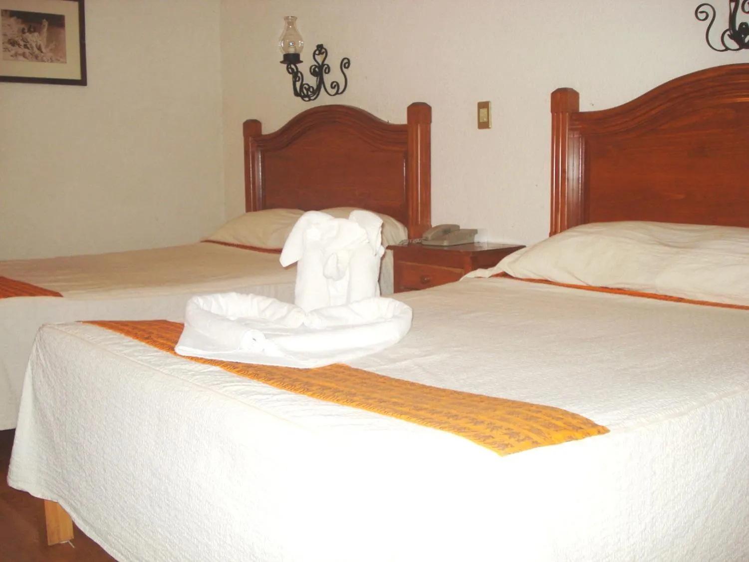 Bed in Hotel Don Quijote