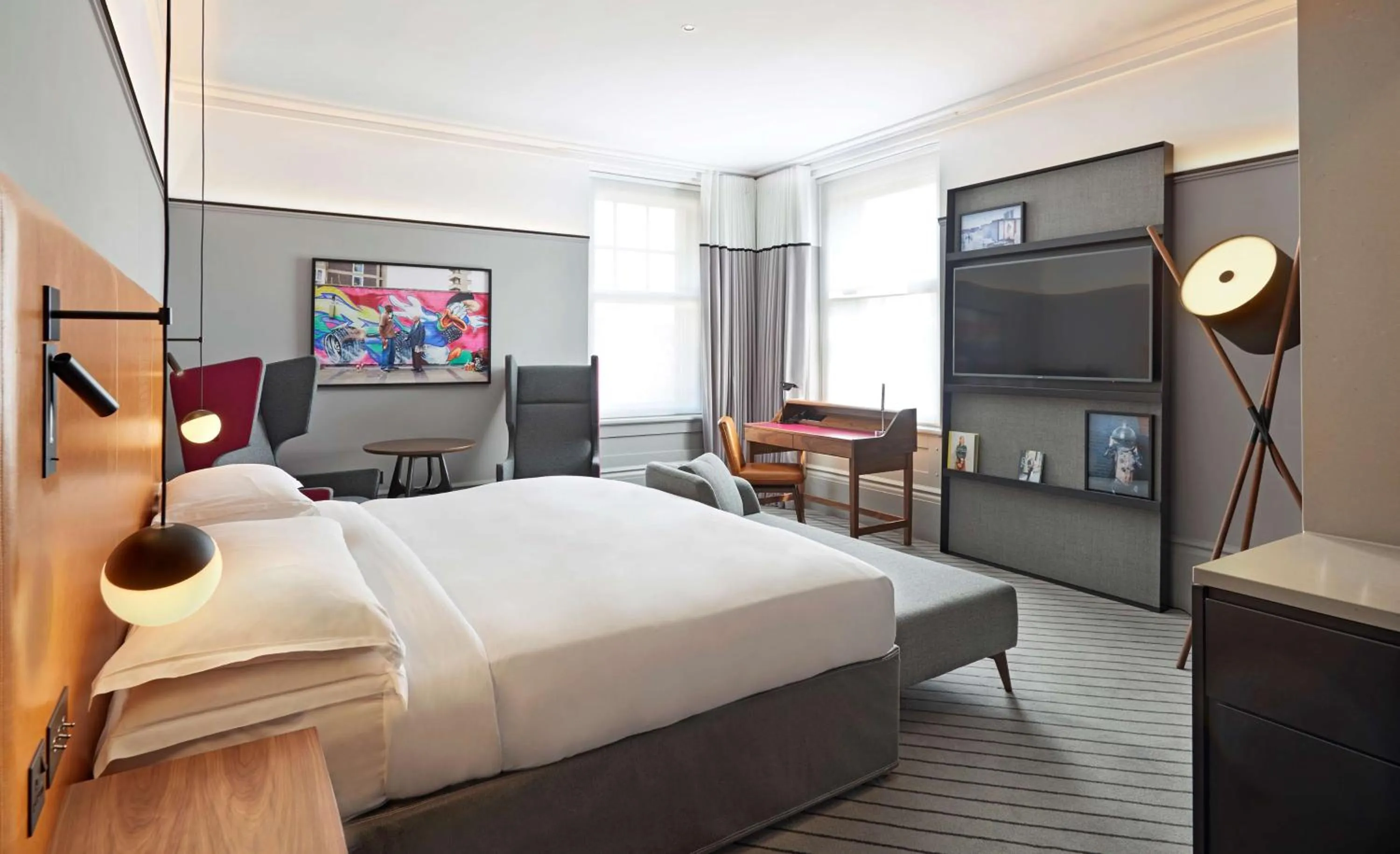 Photo of the whole room, Bed in Andaz London Liverpool Street, By Hyatt