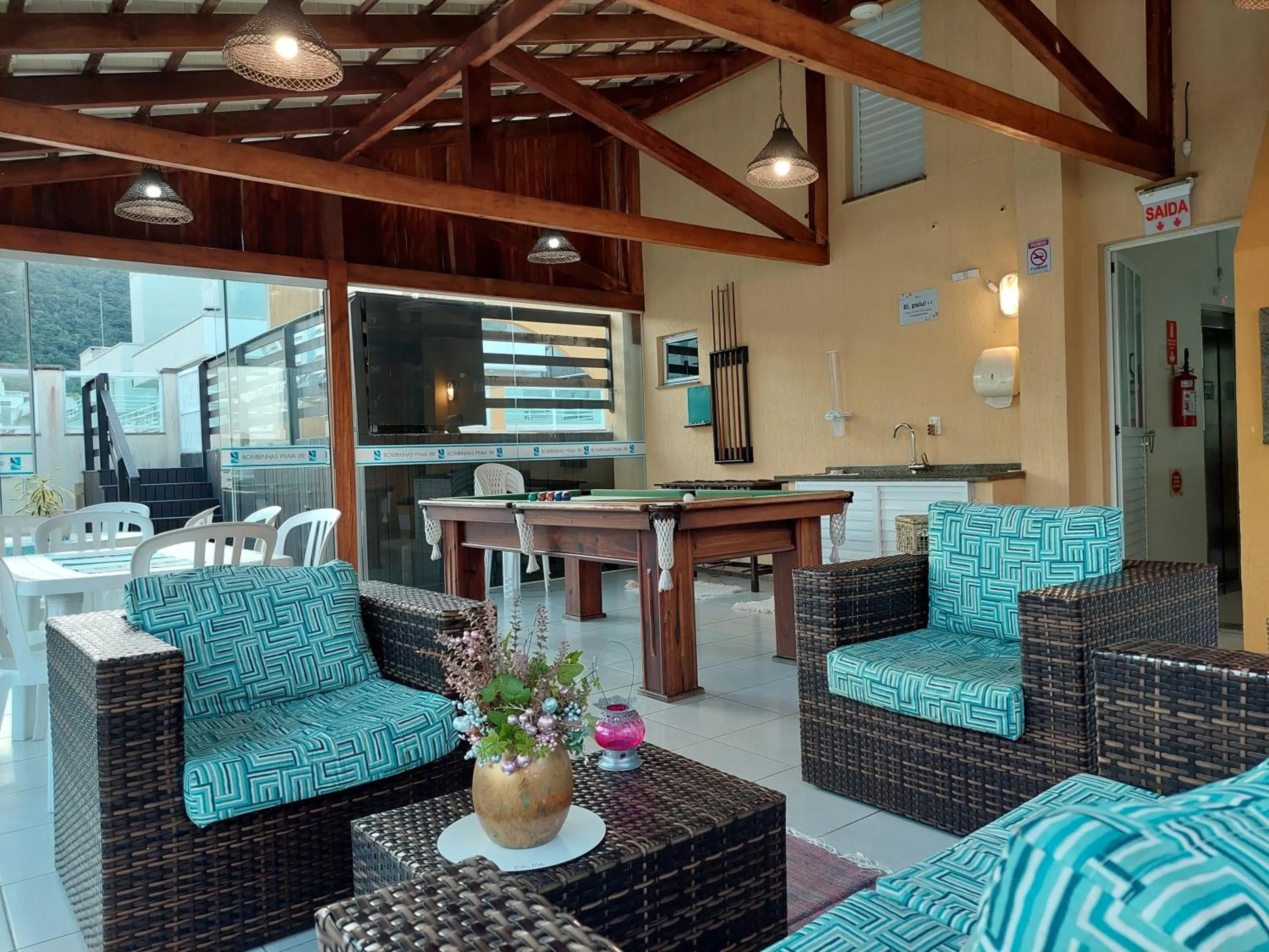 Game Room in Bombinhas Praia Apart Hotel - unidade rua Bem Te Vi