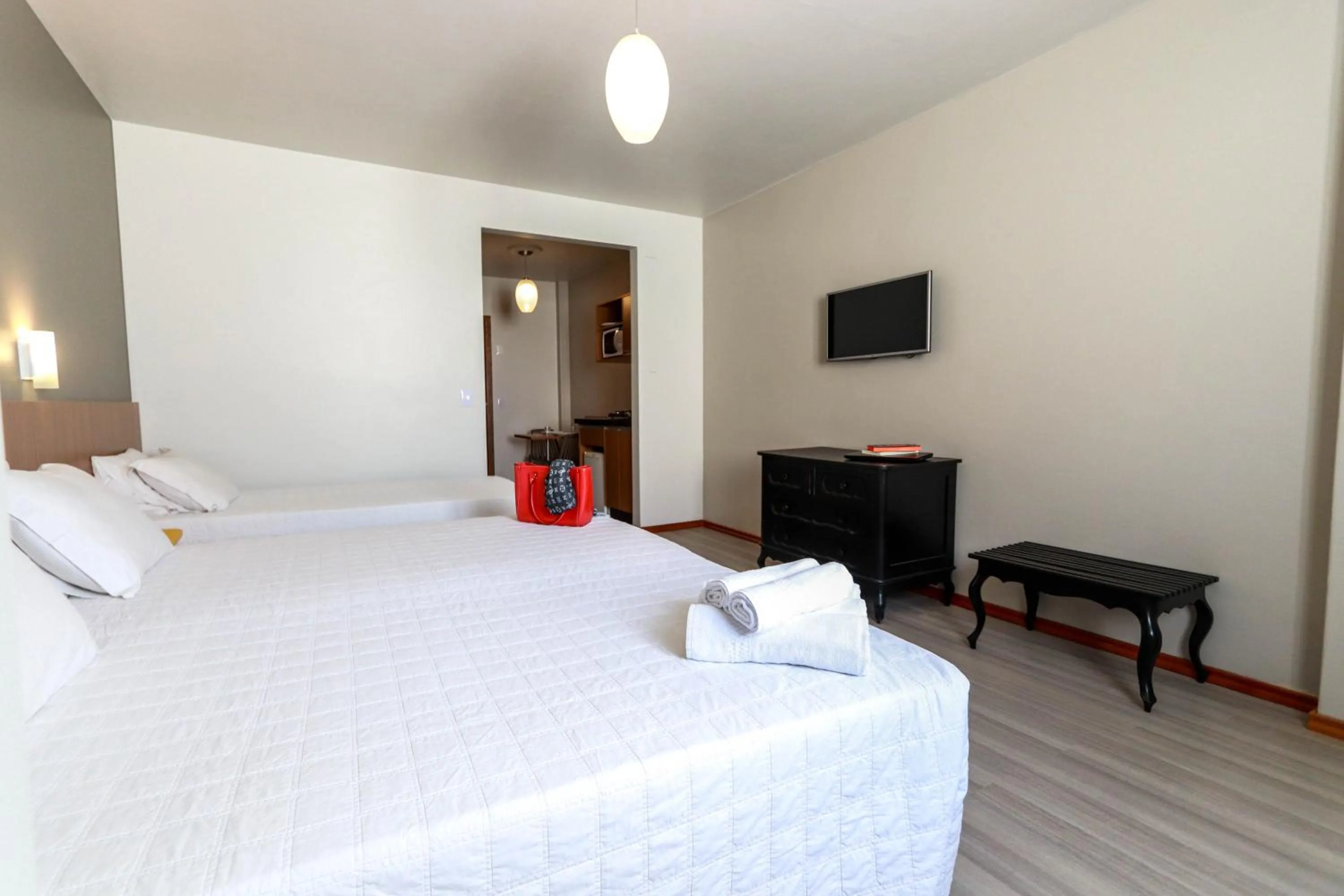 Bed in Itajaí Express Residence