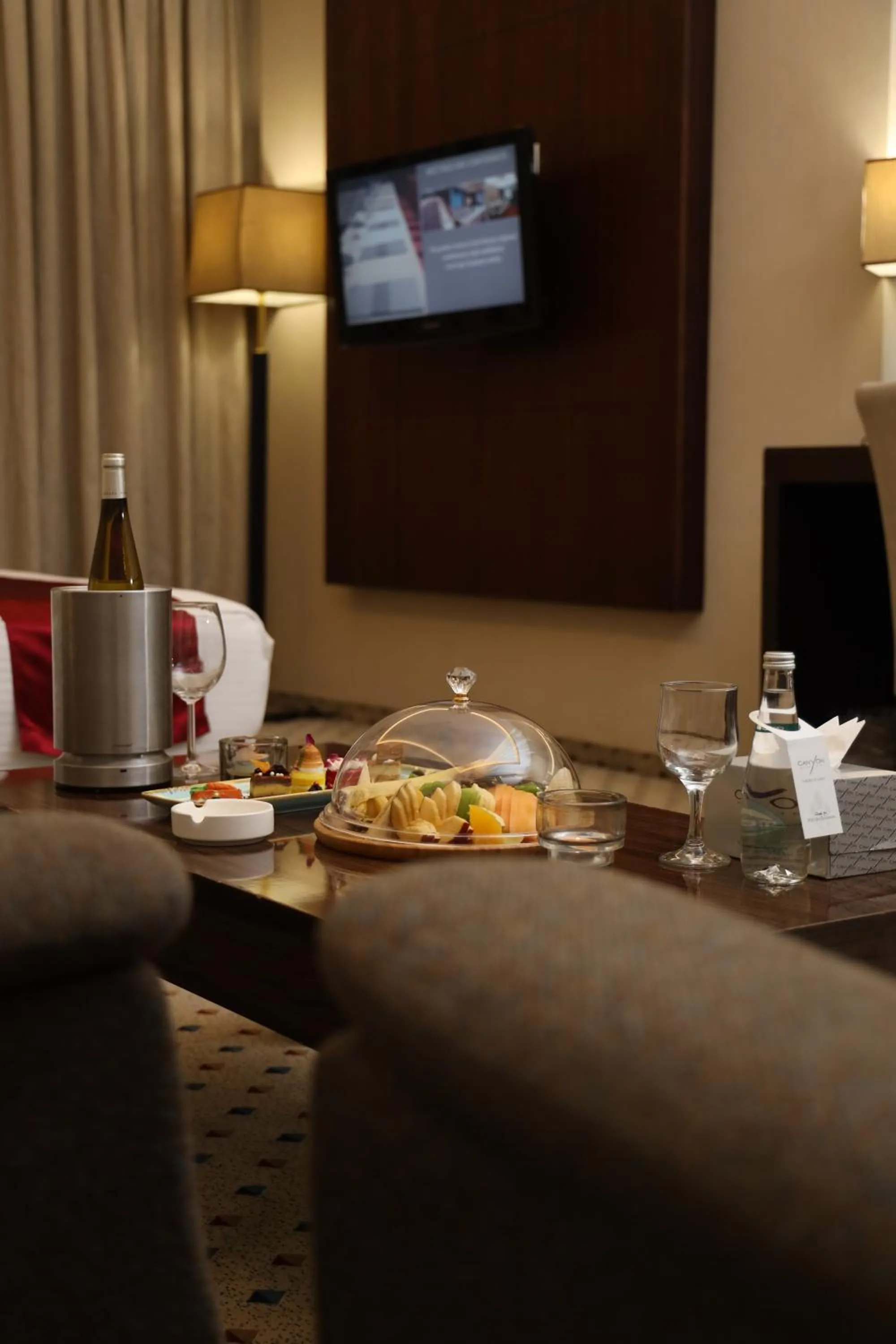 Seating area in Canyon Hotel Erbil