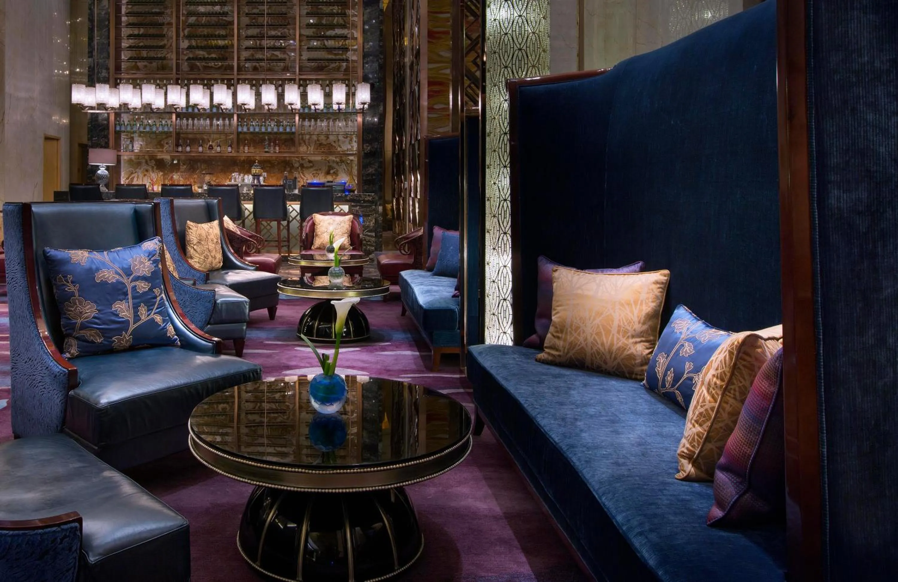 Lounge or bar in Wanda Vista Changsha