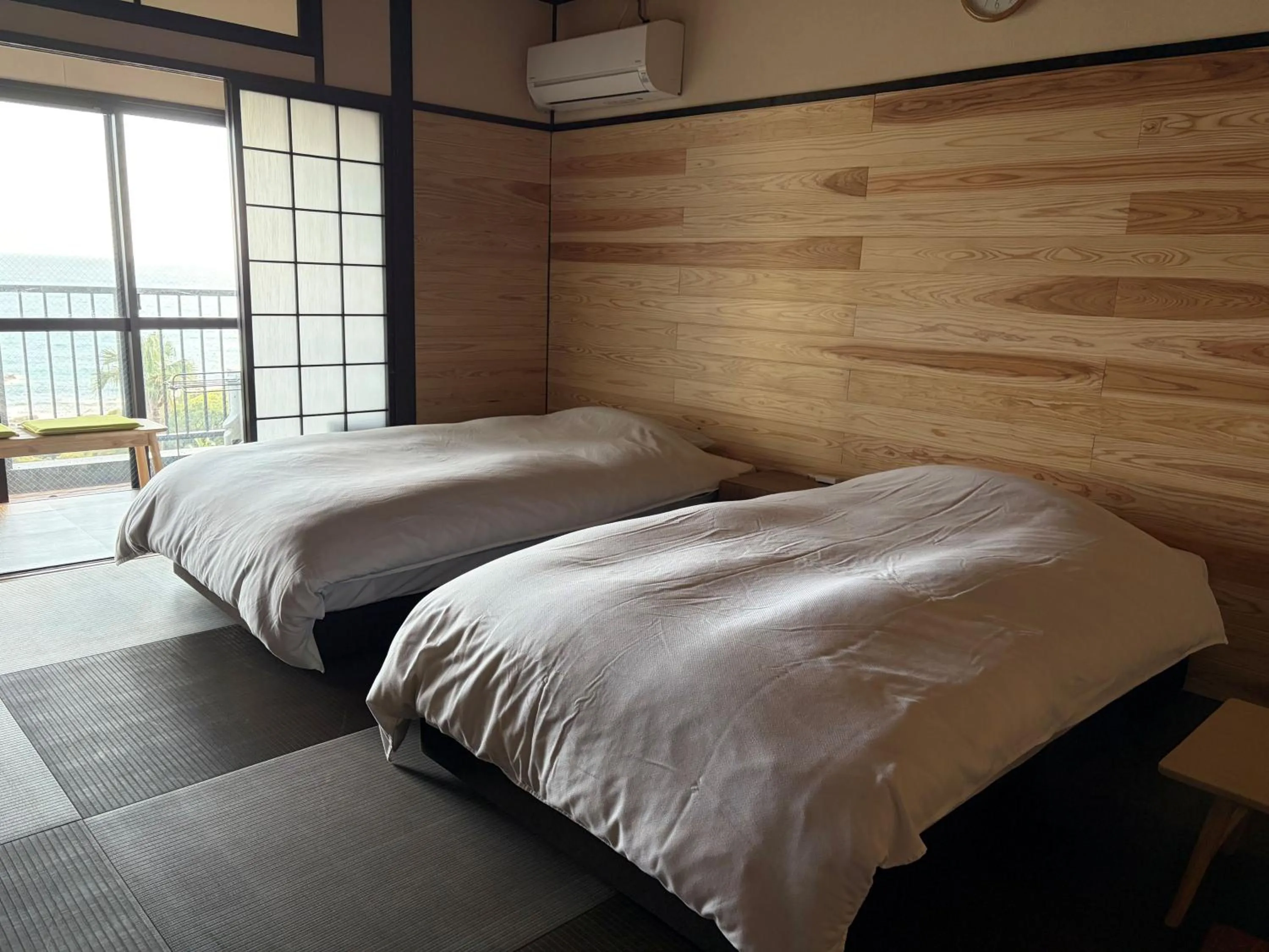 Bed in Yakushima Green Hotel