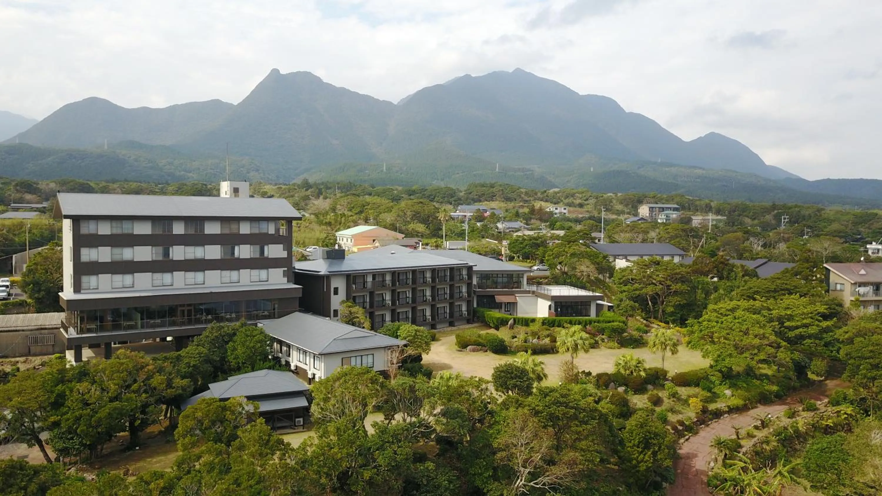 Bird's eye view in Yakushima Green Hotel