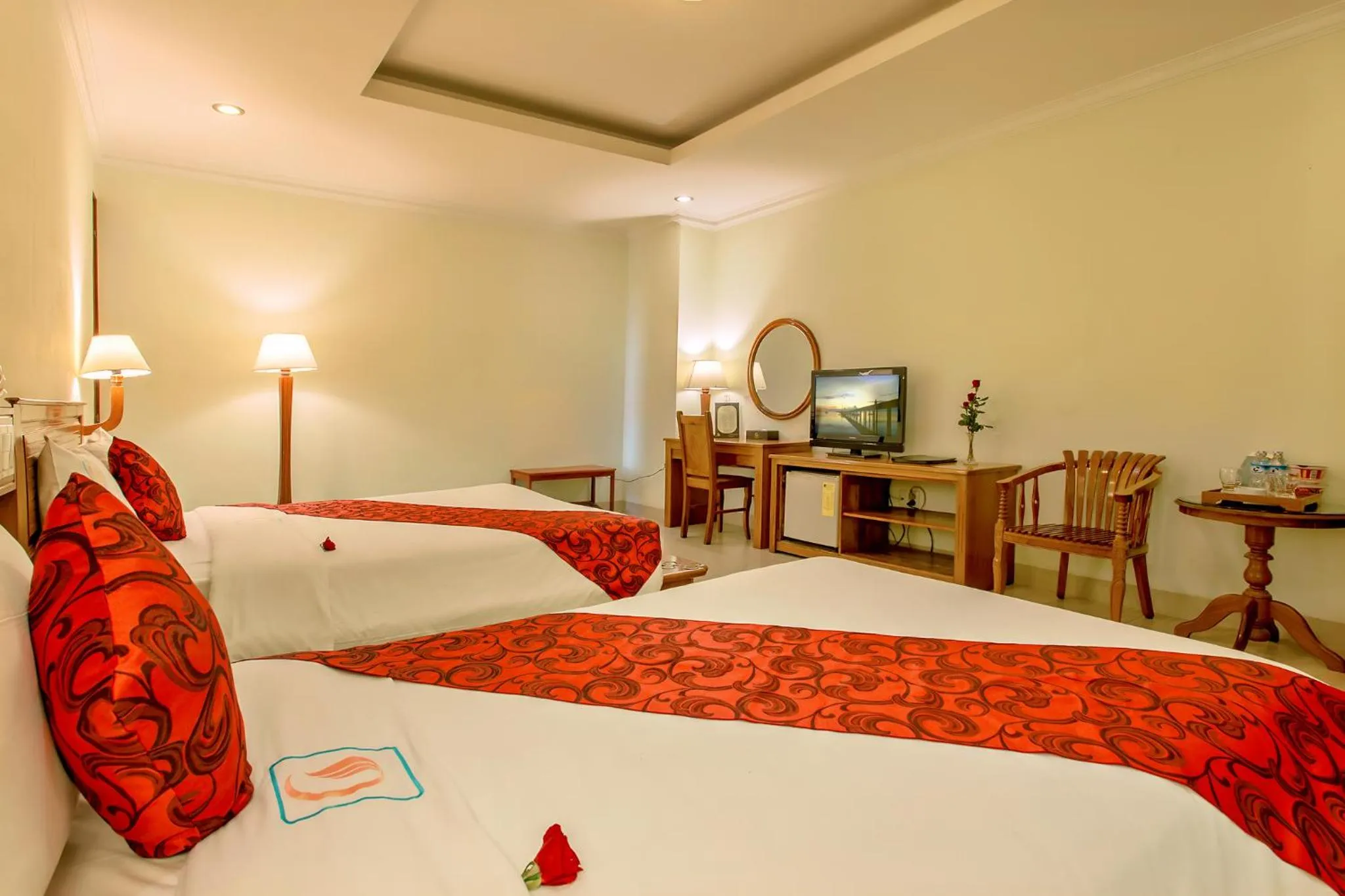 Bedroom, Bed in Golden Sea Hotel Da Nang