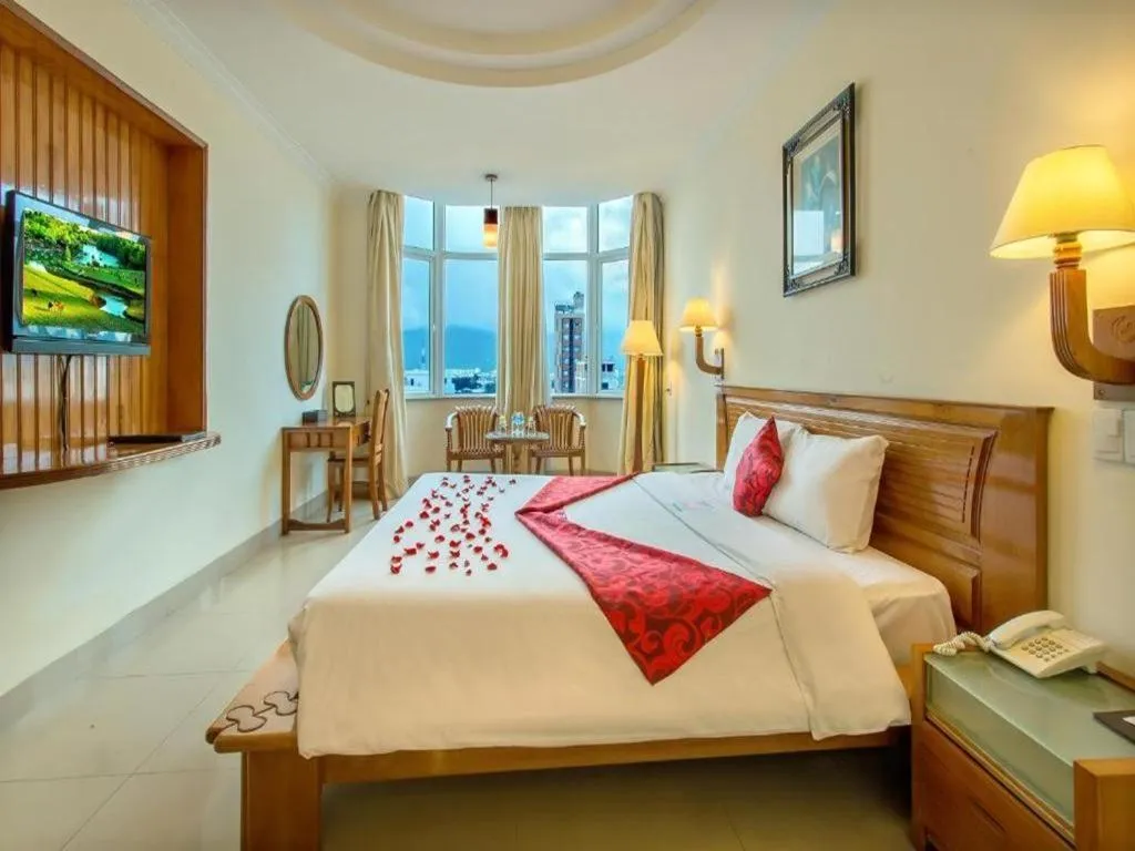 Bed in Golden Sea Hotel Da Nang
